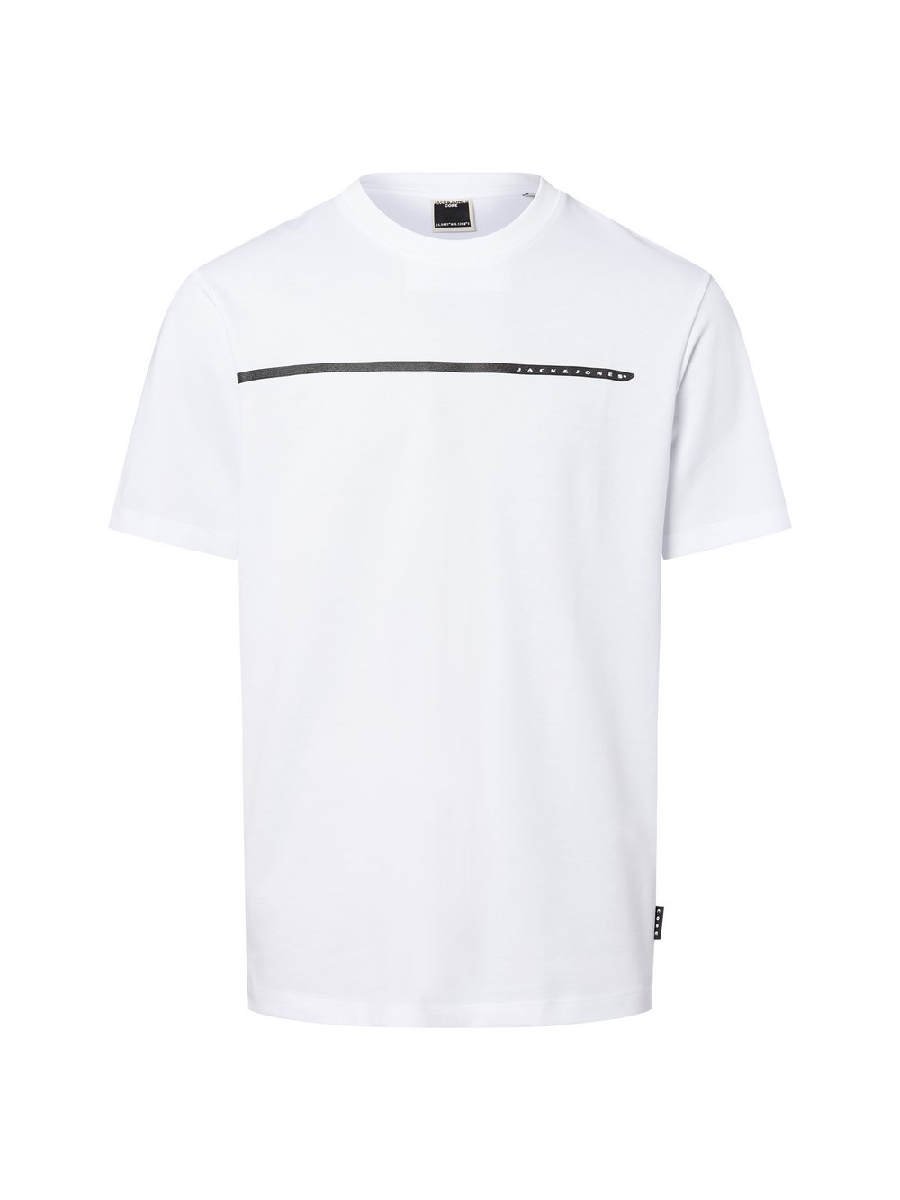 Thumbnail - Jack & Jones T-Shirt Herren Baumwolle weiß, XL