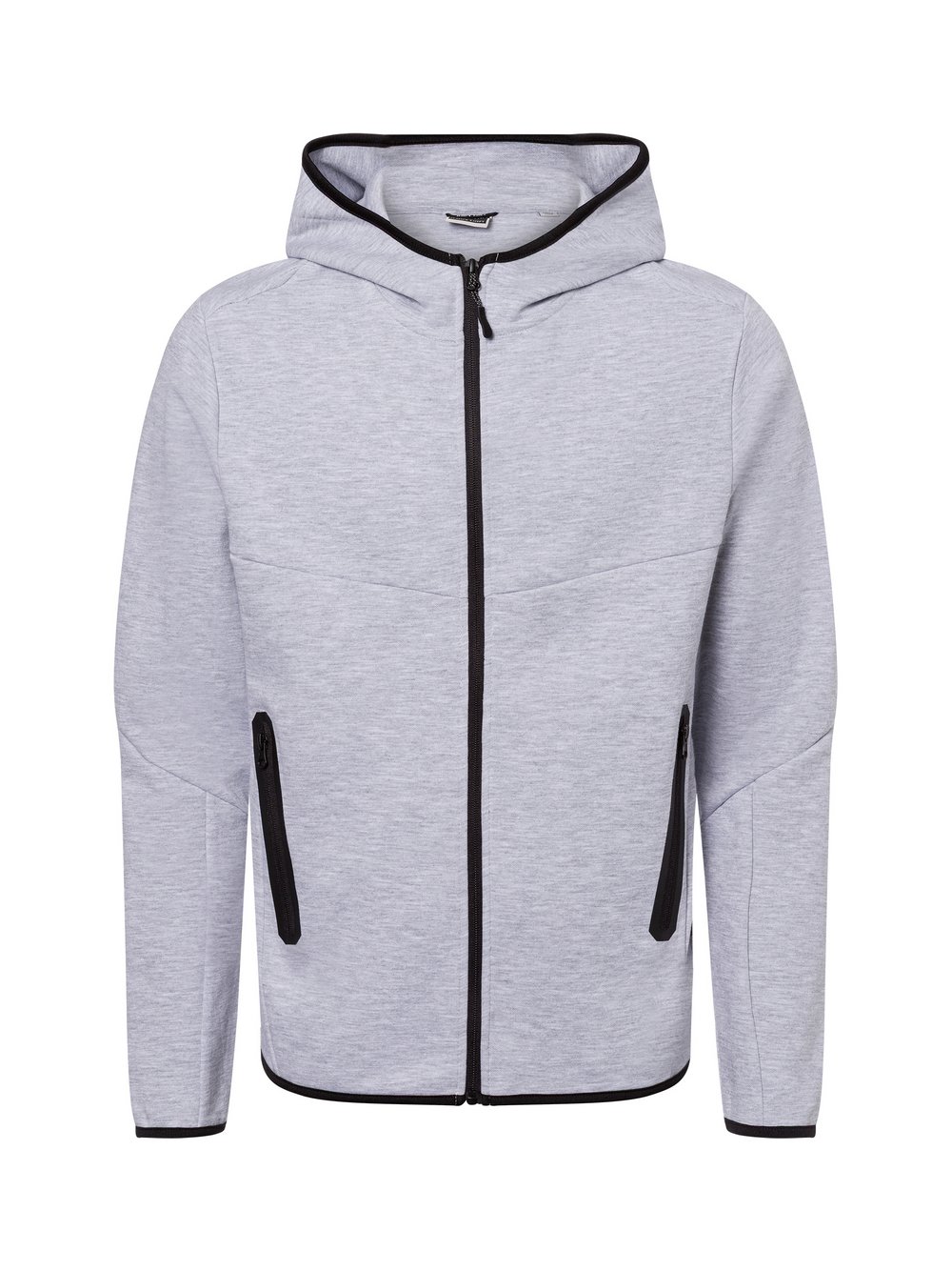 Thumbnail - Jack & Jones Kapuzenjacke Herren grau meliert, XL