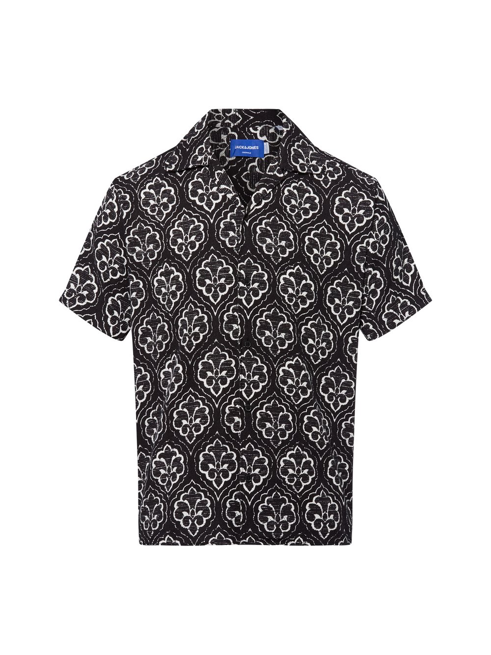 Thumbnail - Jack & Jones Hemd Herren Regular Fit Baumwolle mehrfarbig gemustert, XL