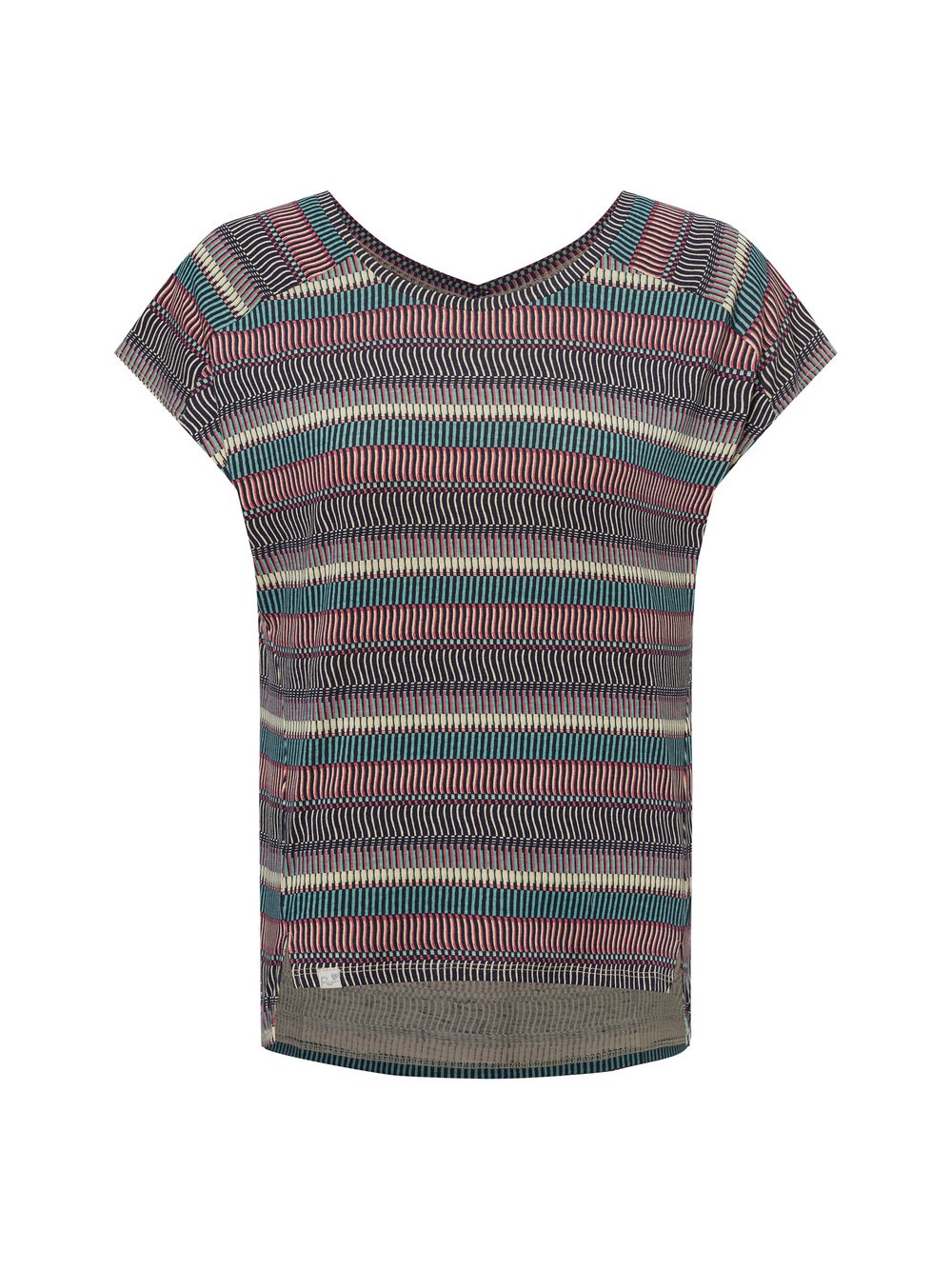 Ragwear T-Shirt Damen Viskose mehrfarbig gemustert, XS