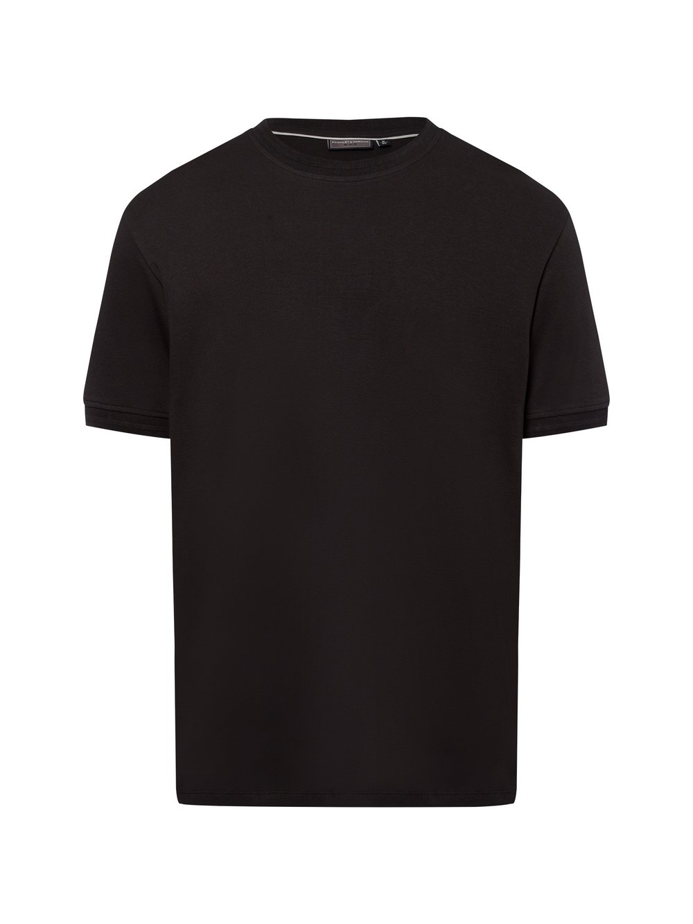 Finshley & Harding T-Shirt Herren Baumwolle schwarz, XXL