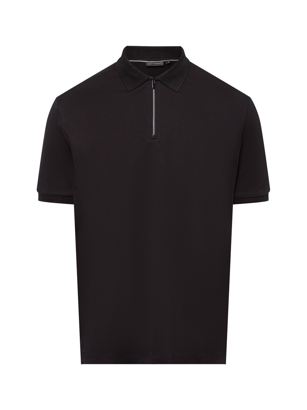 Finshley & Harding Poloshirt Herren Baumwolle schwarz, S
