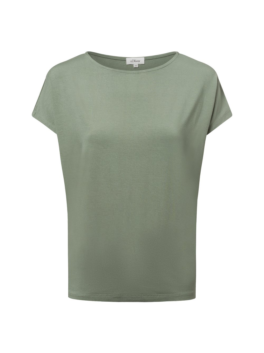 s.Oliver T-Shirt Damen Viskose grün, 46