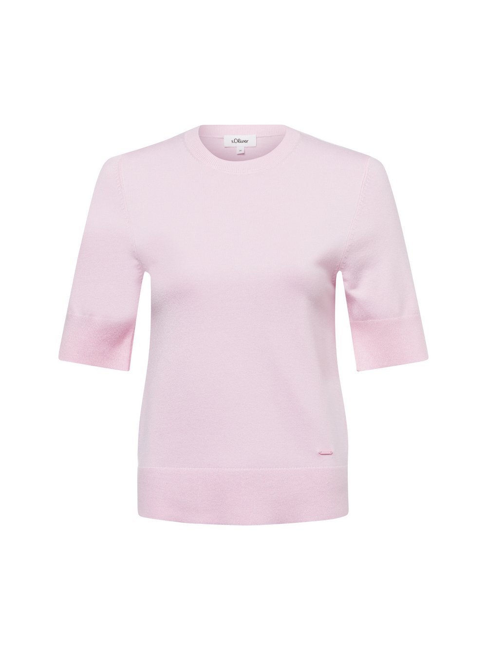 s.Oliver Kurzarm-Pullover Damen Viskose rosa, 40