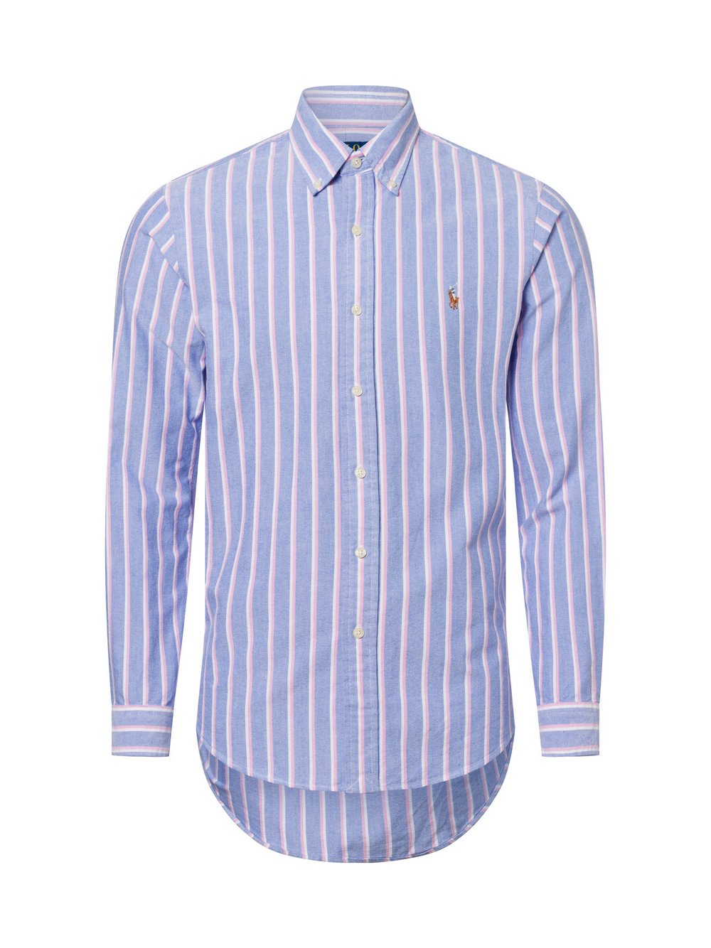 Polo Ralph Lauren Freizeithemd Herren Modern Fit Baumwolle blau gestreift, XXL