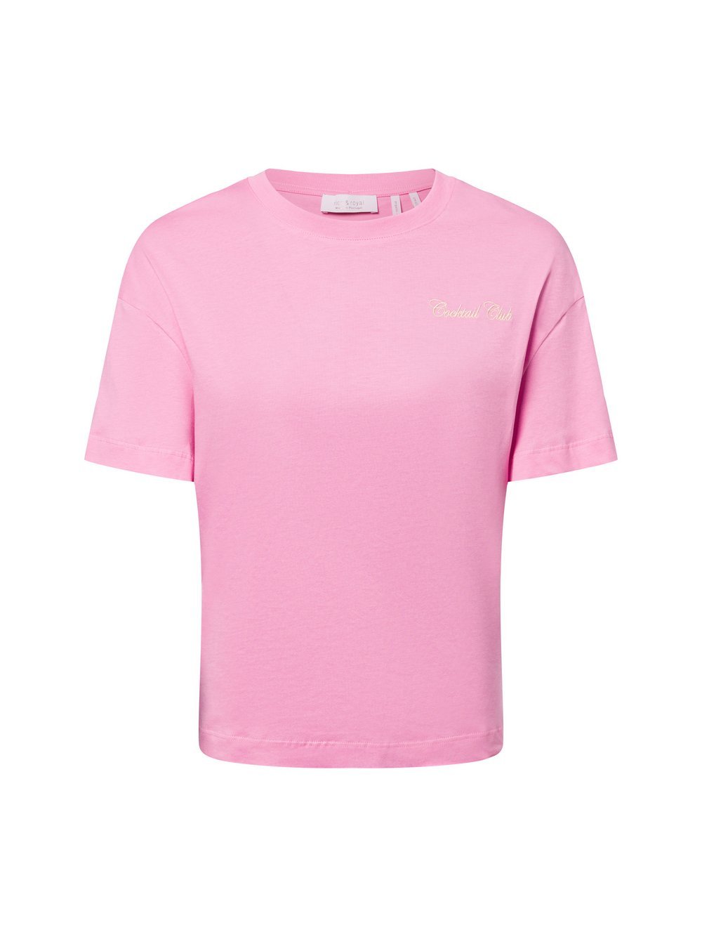 Rich & Royal T-Shirt Damen Baumwolle rosa, XL