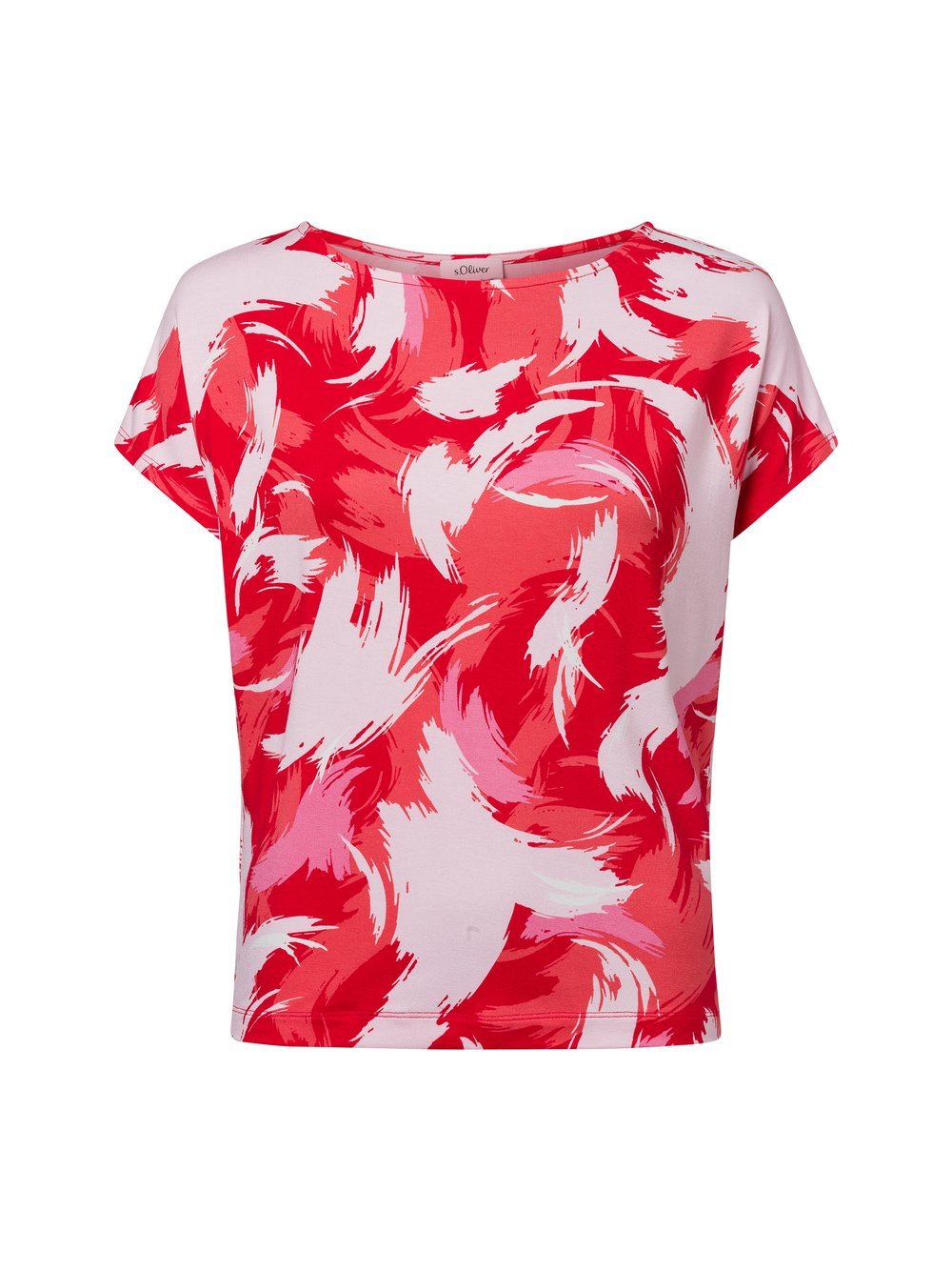 s.Oliver T-Shirt Damen Viskose mehrfarbig gemustert, 40