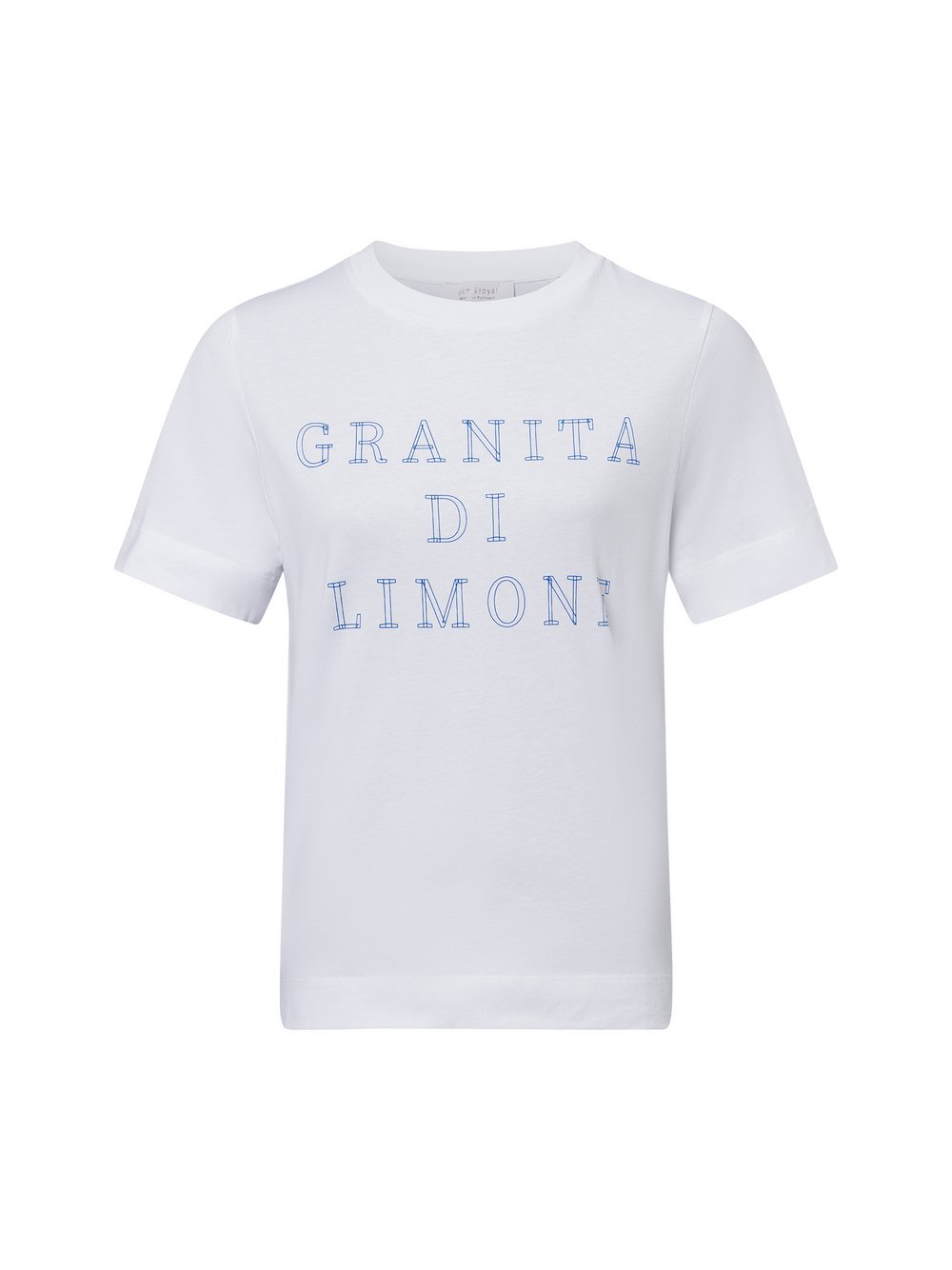 Rich & Royal T-Shirt Damen Baumwolle weiß, L