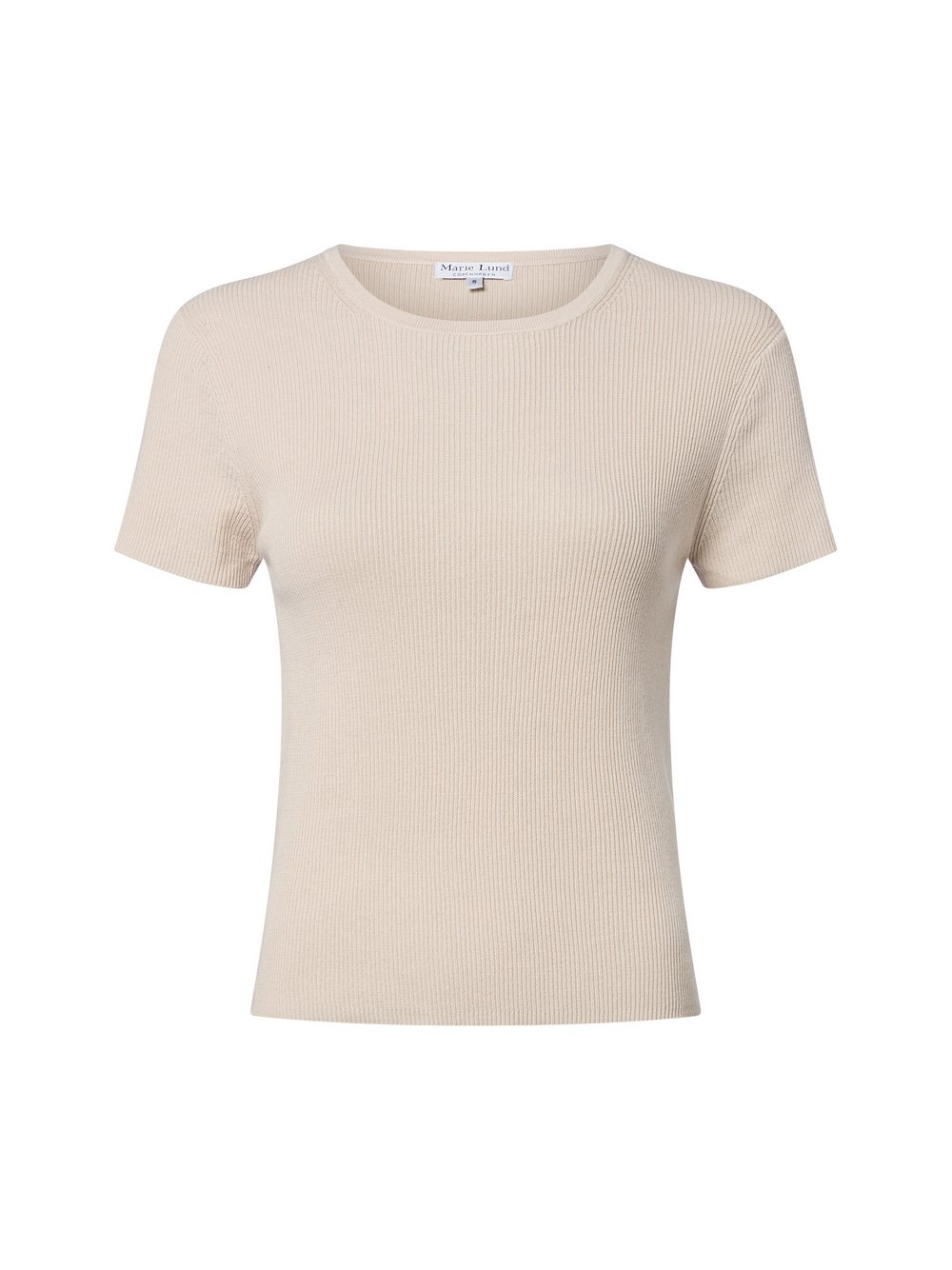 Marie Lund Pullover Damen Baumwolle beige, L