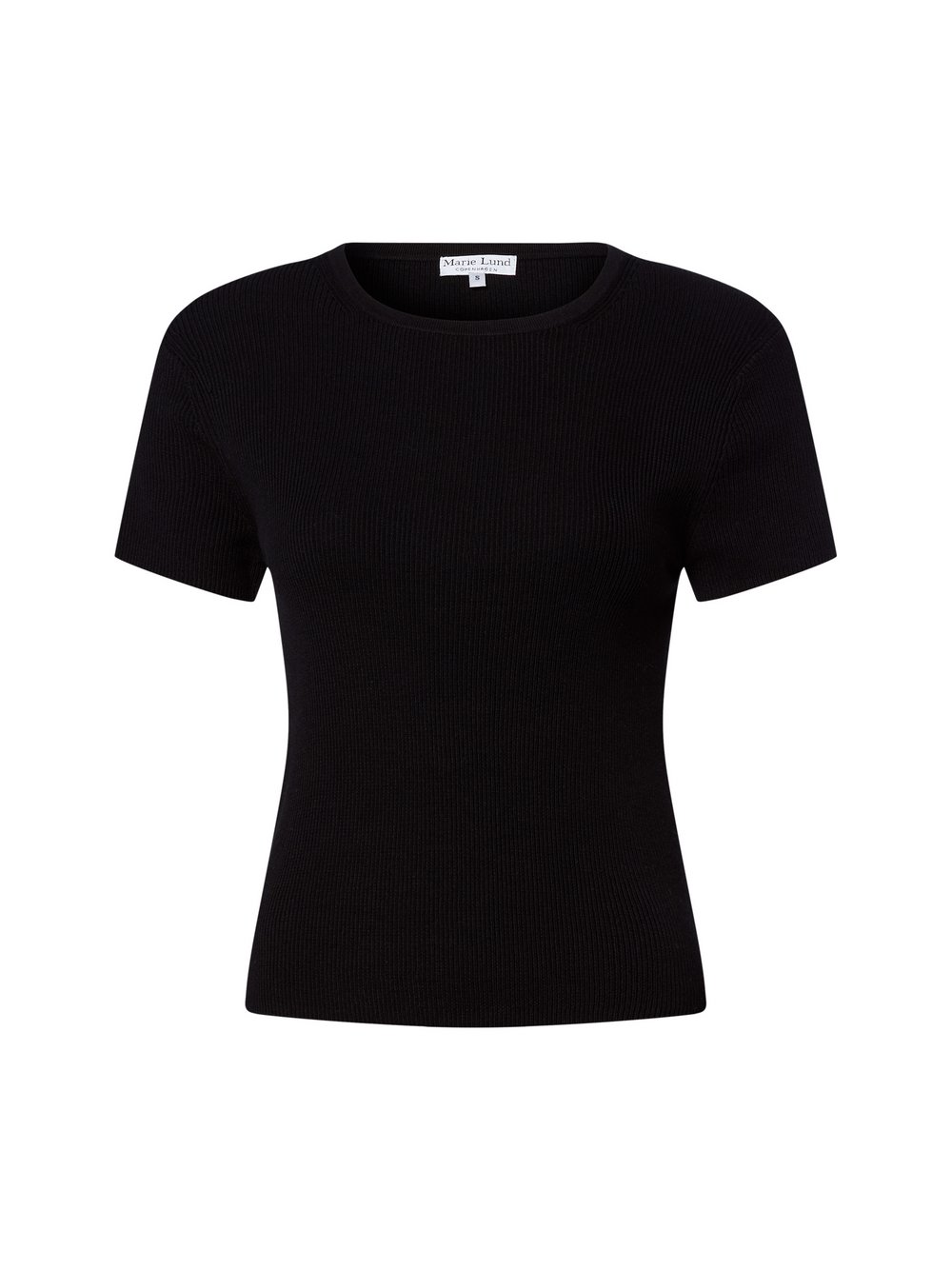 Marie Lund Pullover Damen Baumwolle schwarz, S