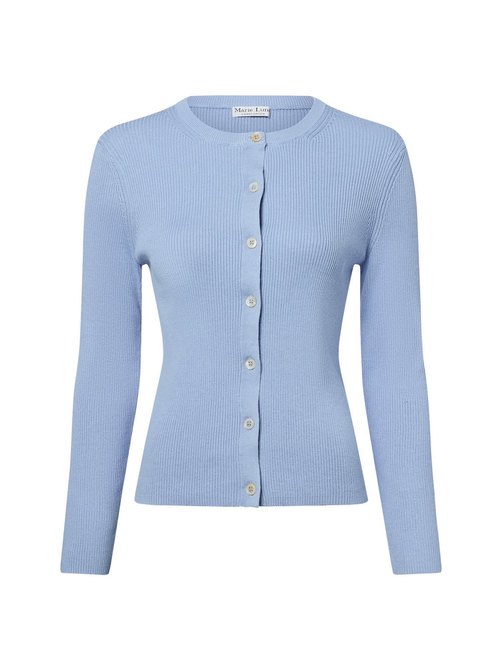 Marie Lund Strickjacke Damen Baumwolle blau, XXL