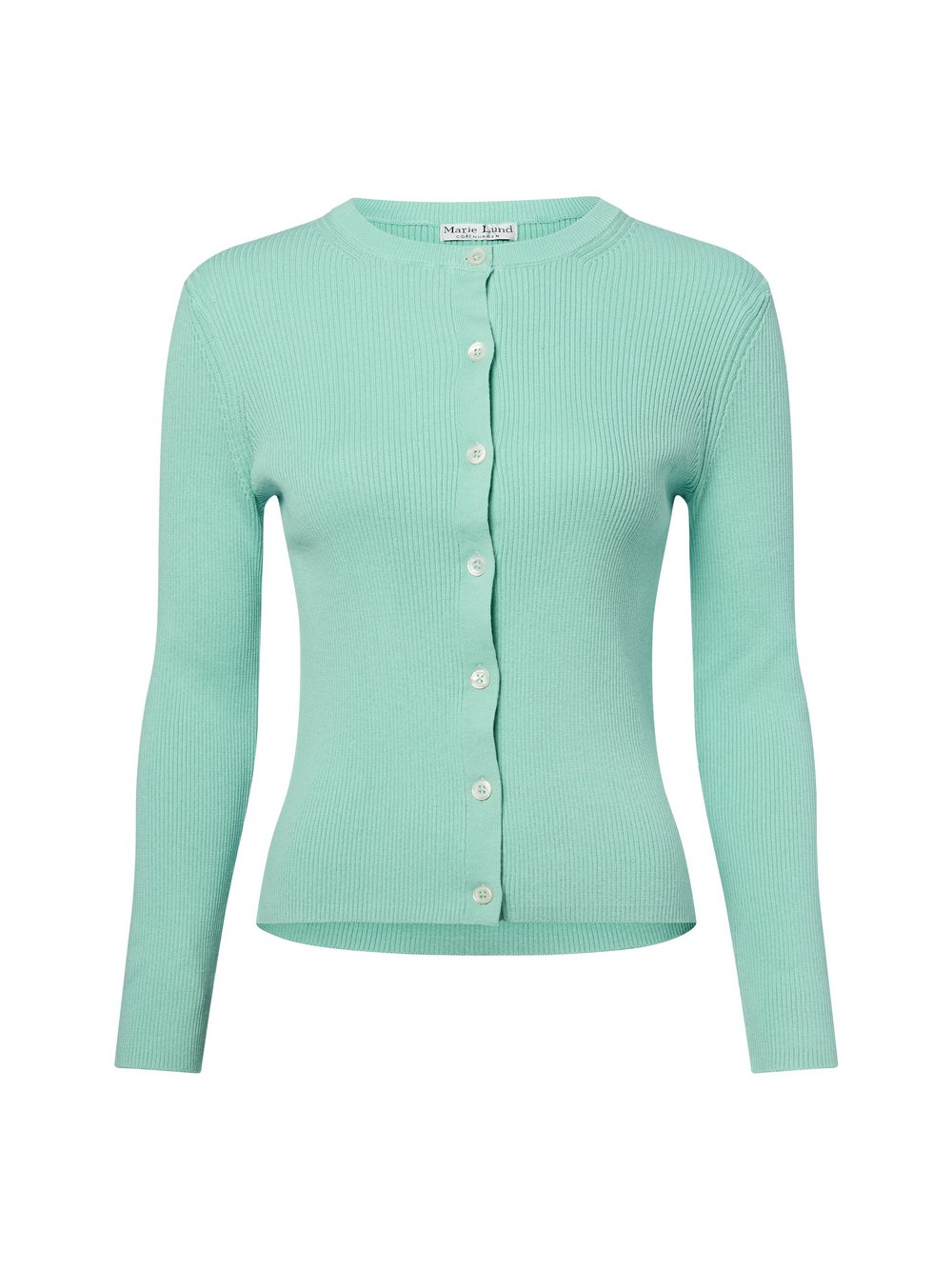 Marie Lund Strickjacke Damen Baumwolle grün, S