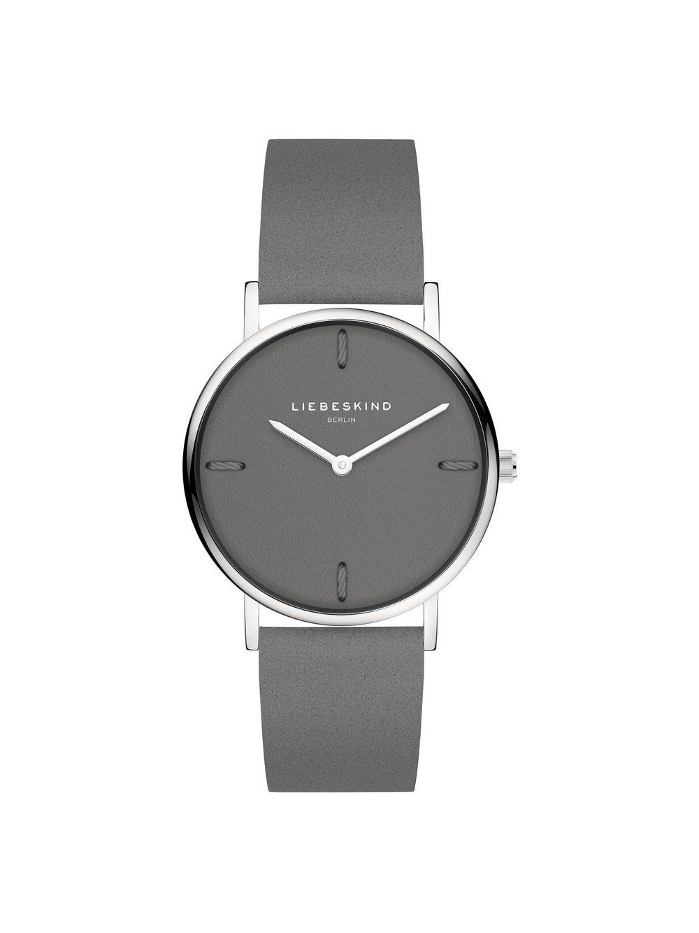 Liebeskind Berlin The Leather One Damen Leder grau, ONE SIZE