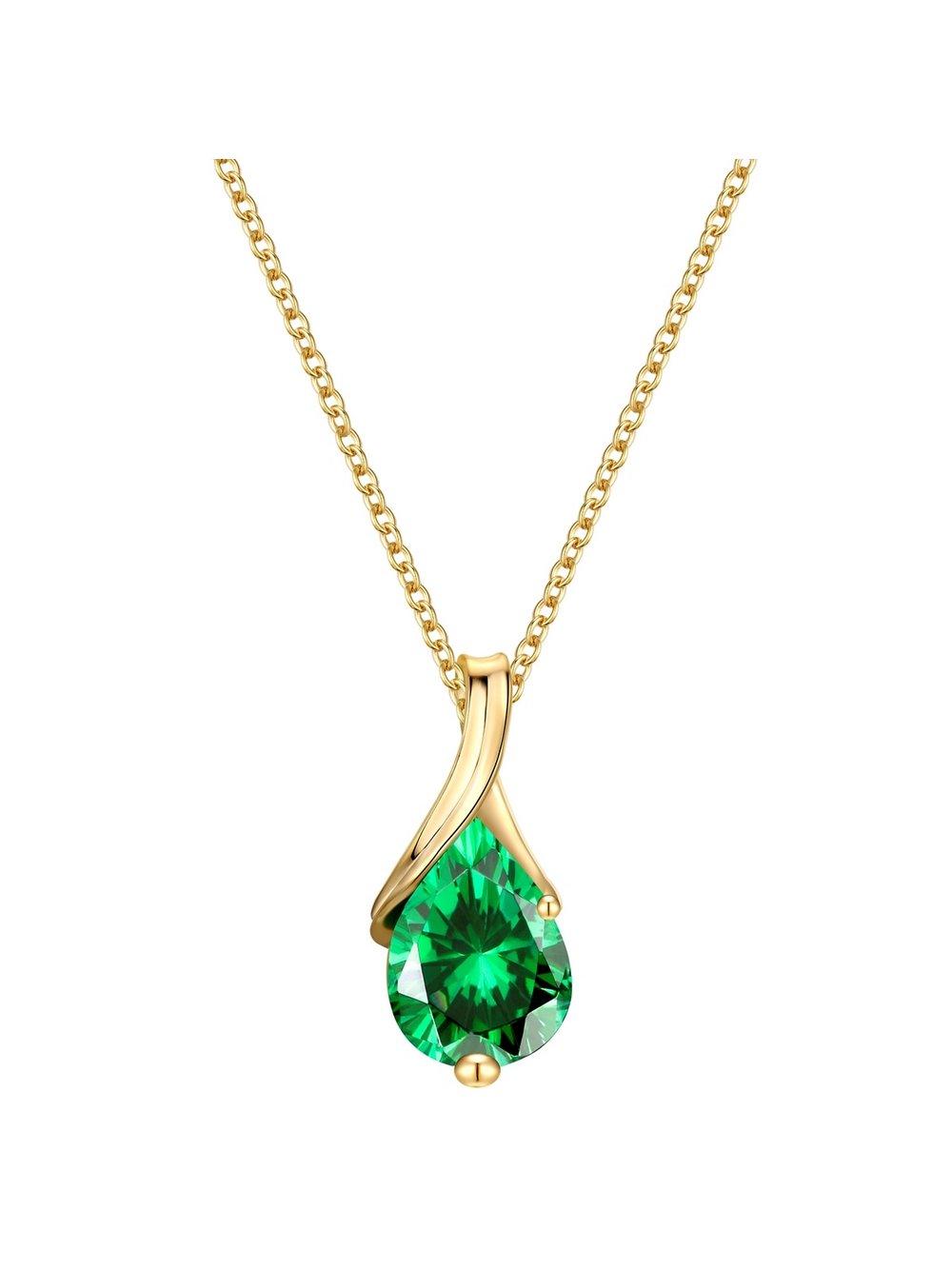 Rafaela Donata Halskette Damen Sterlingsilber gold, ONE SIZE