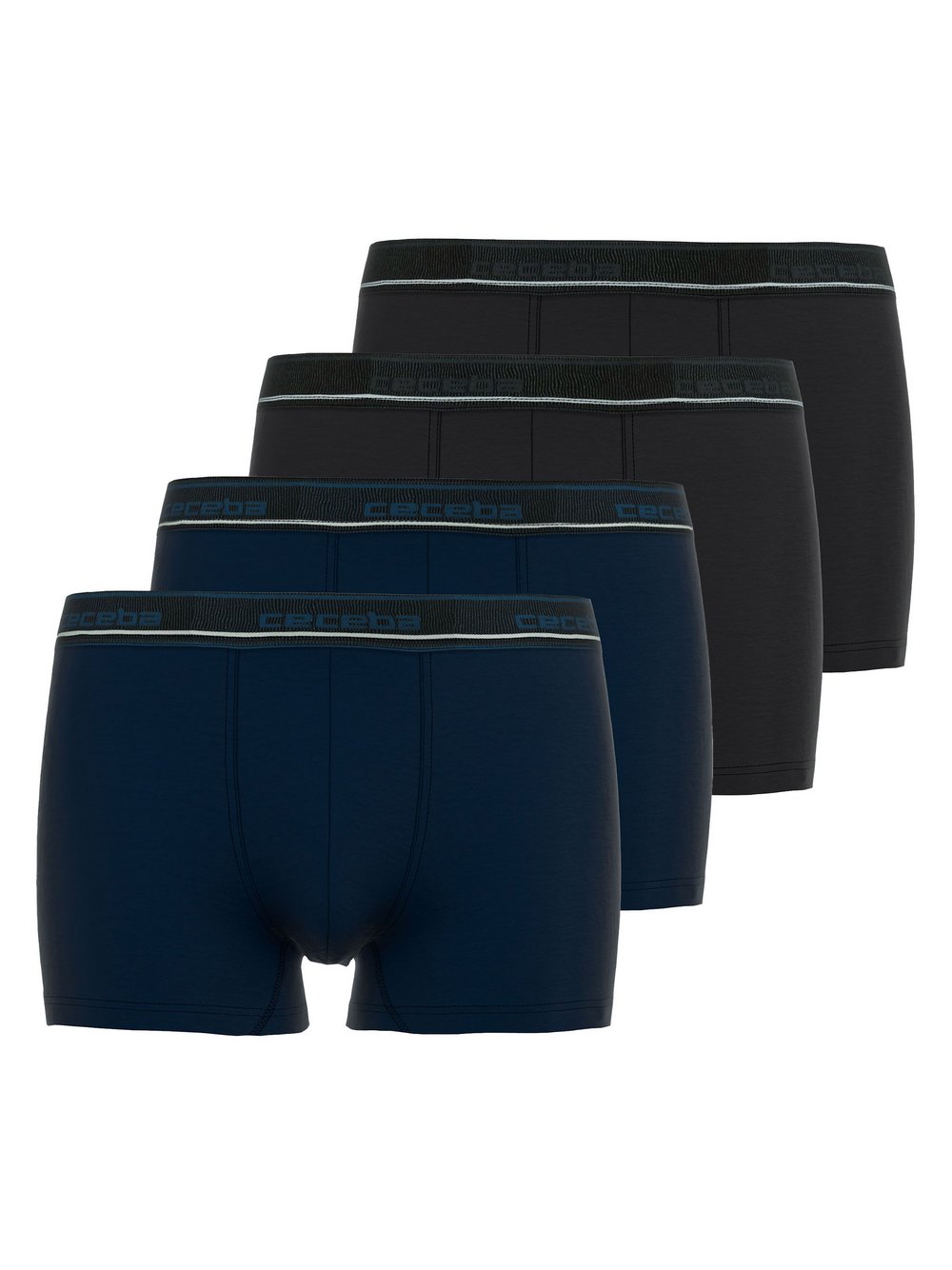 Ceceba Boxershort 4er Pack Herren Viskose mehrfarbig, M