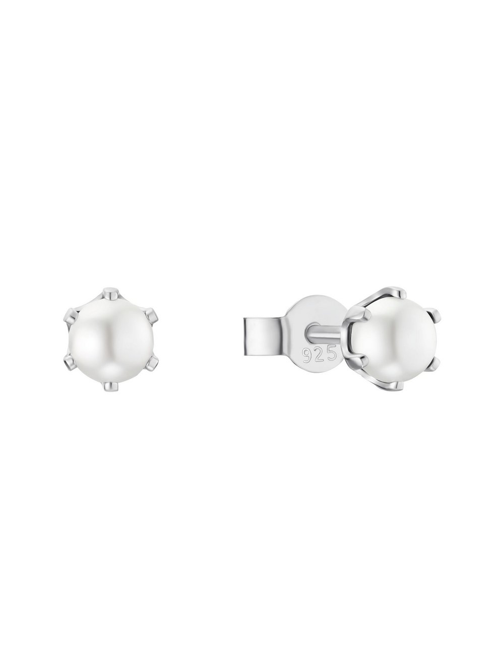 amor Ohrstecker Mädchen Sterlingsilber silber, ONE SIZE