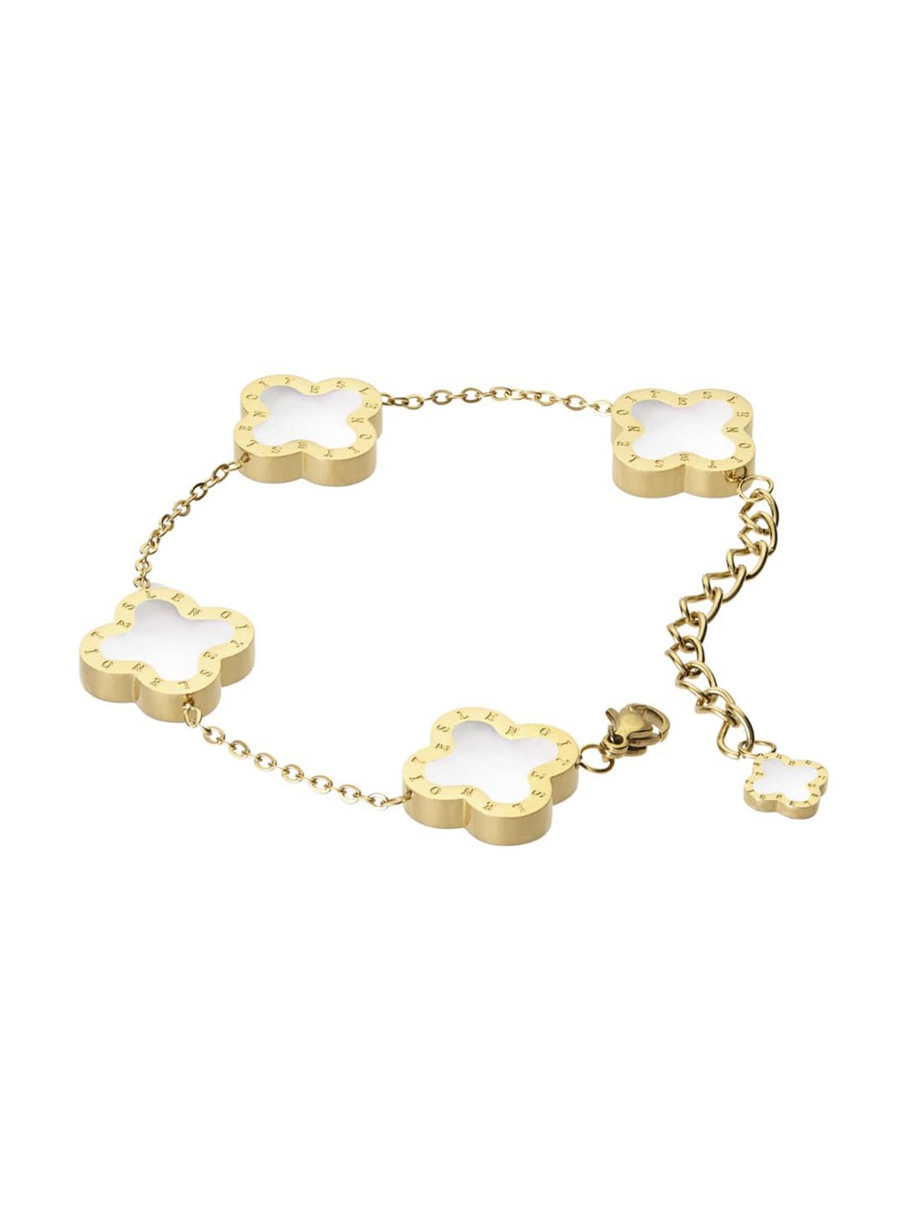 Lenoites Armband Damen Metall gold, ONE SIZE