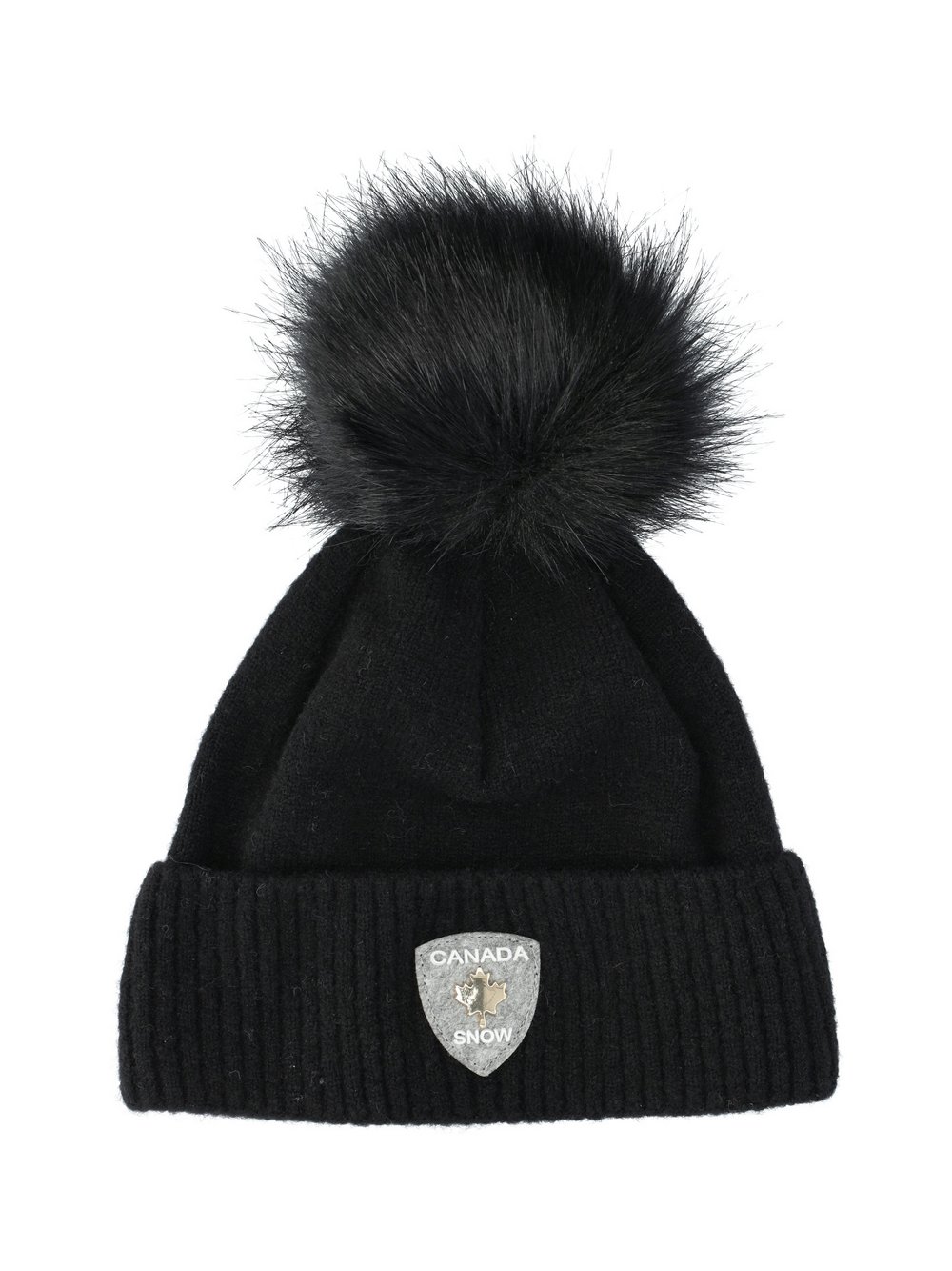 CANADA SNOW Beanie Damen schwarz, ONE SIZE