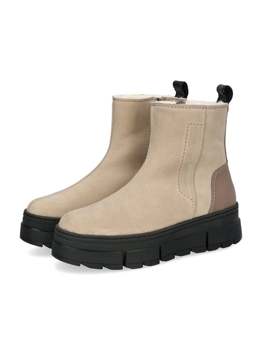 CANADA SNOW Winterstiefel Damen Leder beige, 37