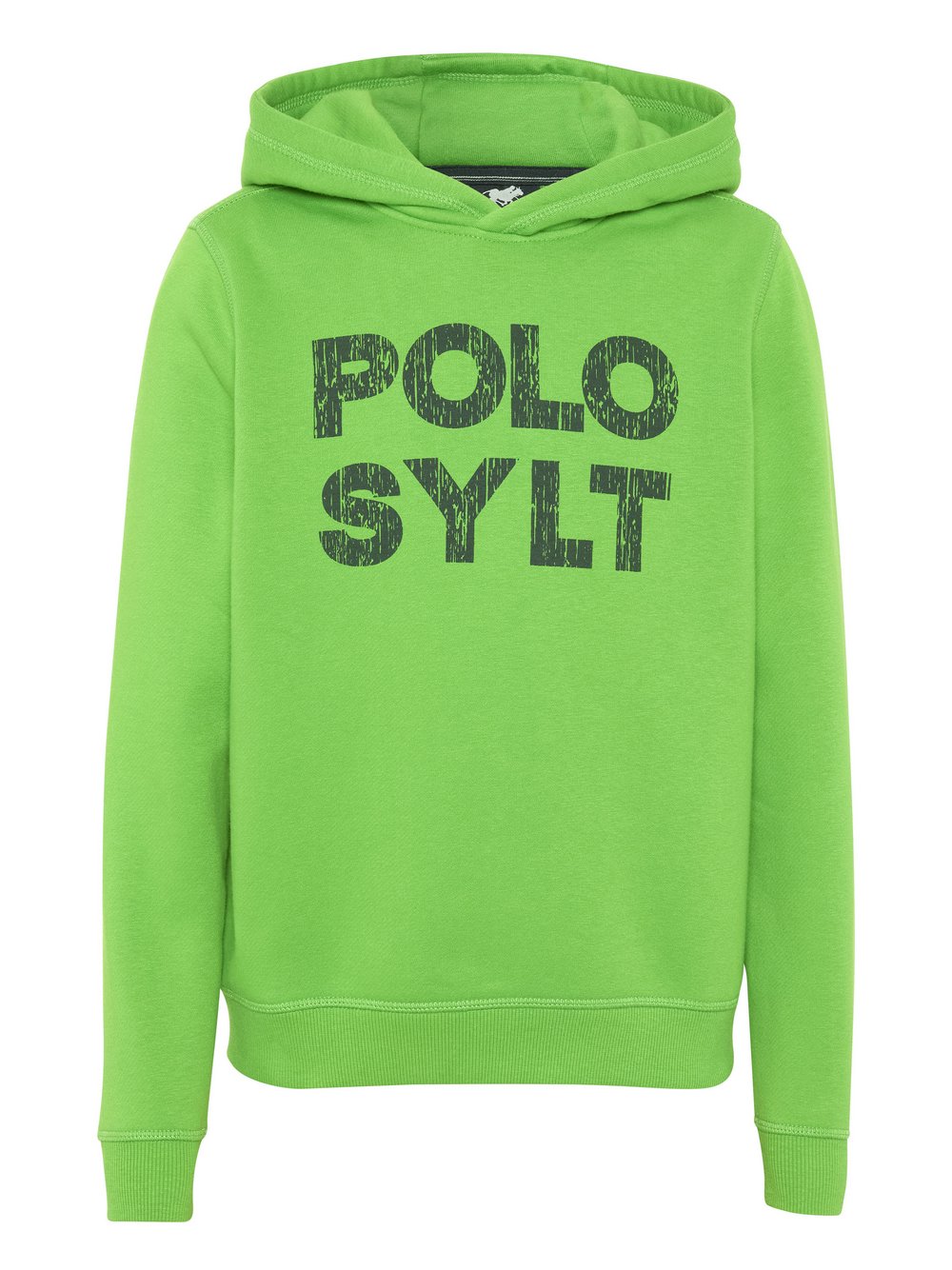 Polo Sylt Kapuzenpullover Jungen Baumwolle grün bedruckt, 158