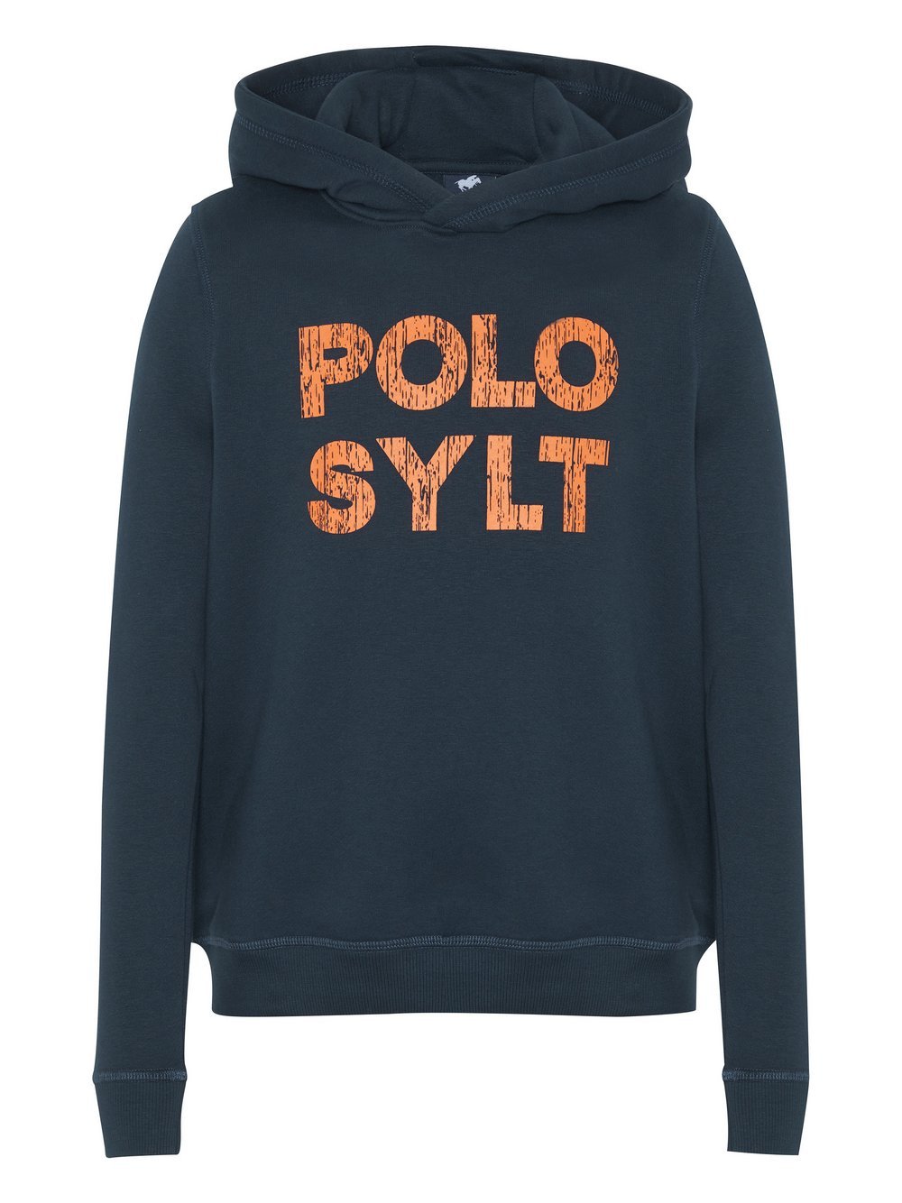 Polo Sylt Kapuzenpullover Jungen Baumwolle blau bedruckt, 146