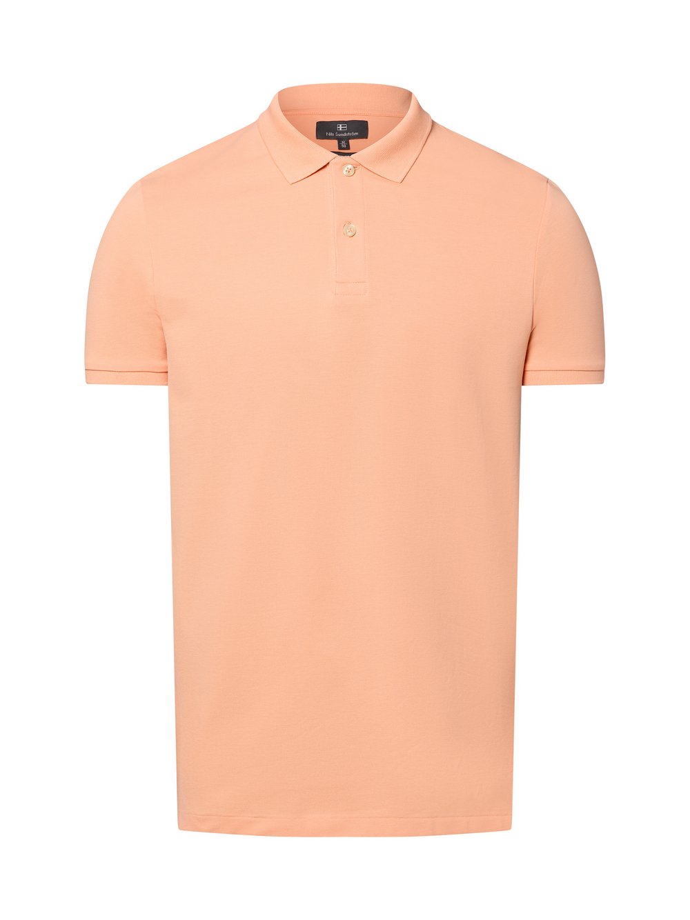 Nils Sundström Poloshirt Herren Baumwolle orange, L