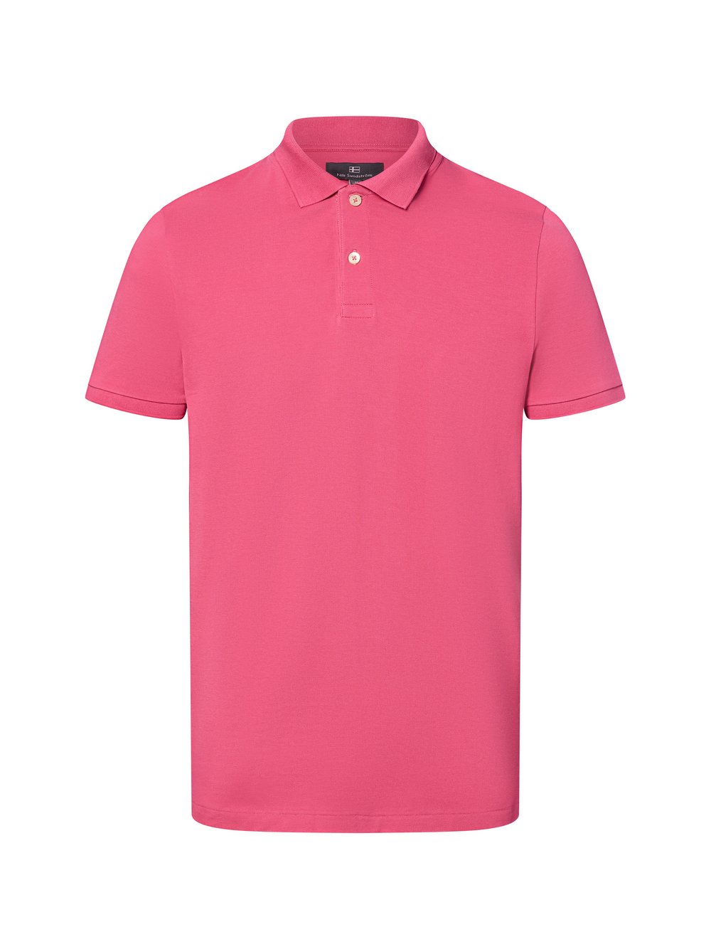 Nils Sundström Poloshirt Herren Baumwolle pink, S