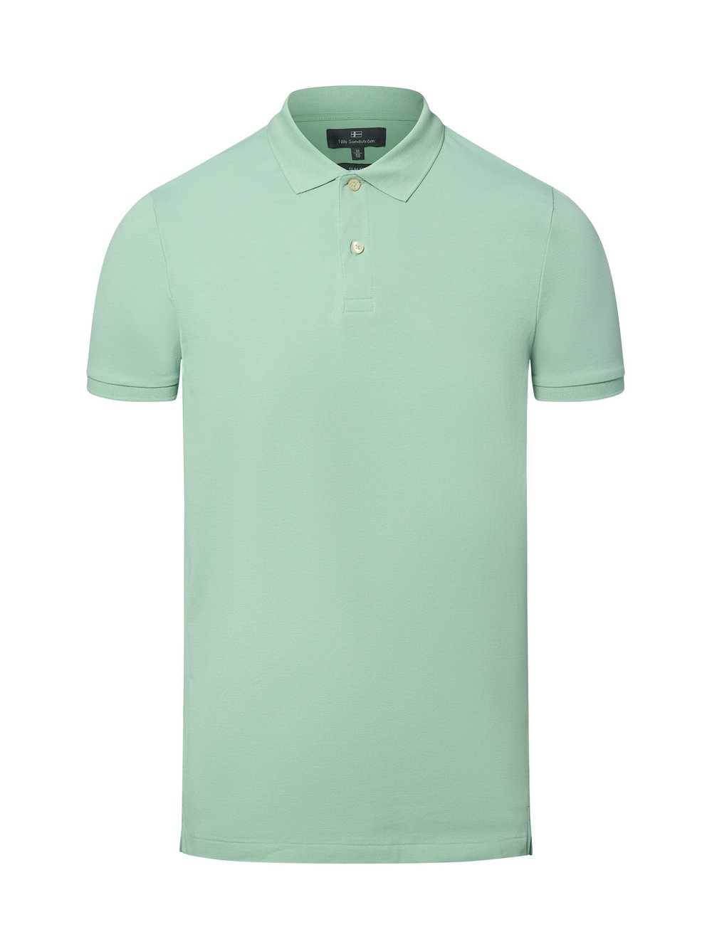 Nils Sundström Poloshirt Herren Baumwolle grün, XXL