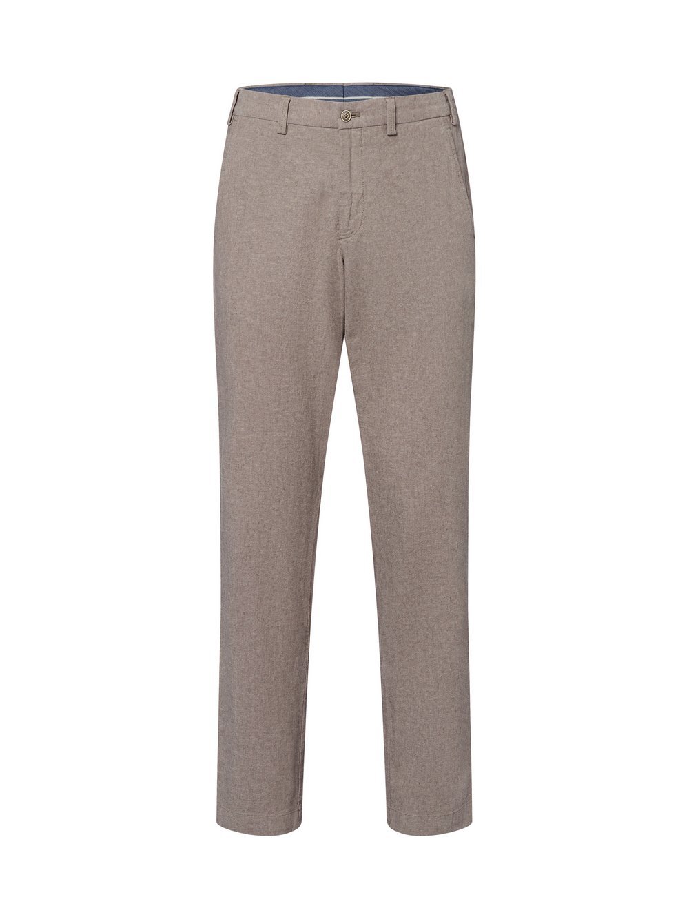 Nils Sundström Baukasten-Anzughose mit Leinen-Anteil Herren Modern Fit braun meliert, 28