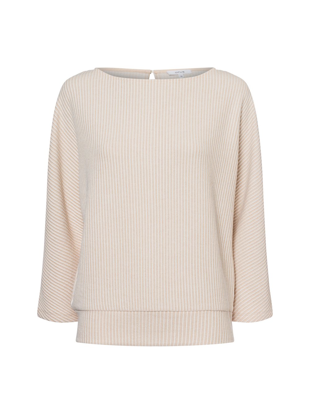 Opus Sweatshirt Damen beige gestreift, 42