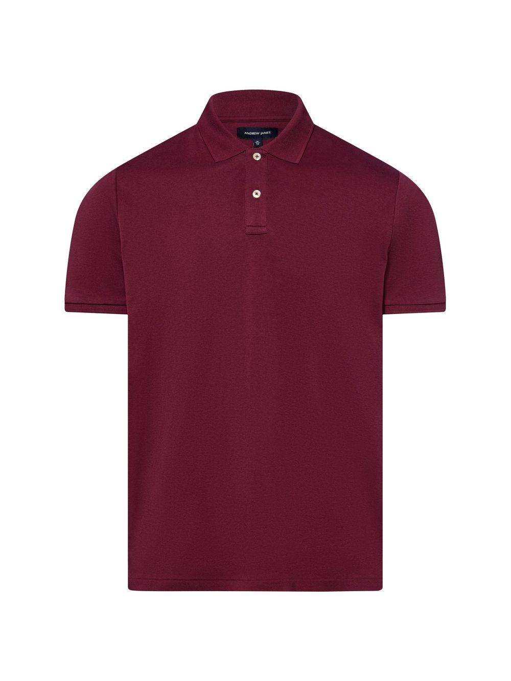 Andrew James Poloshirt Herren Baumwolle rot, XXL