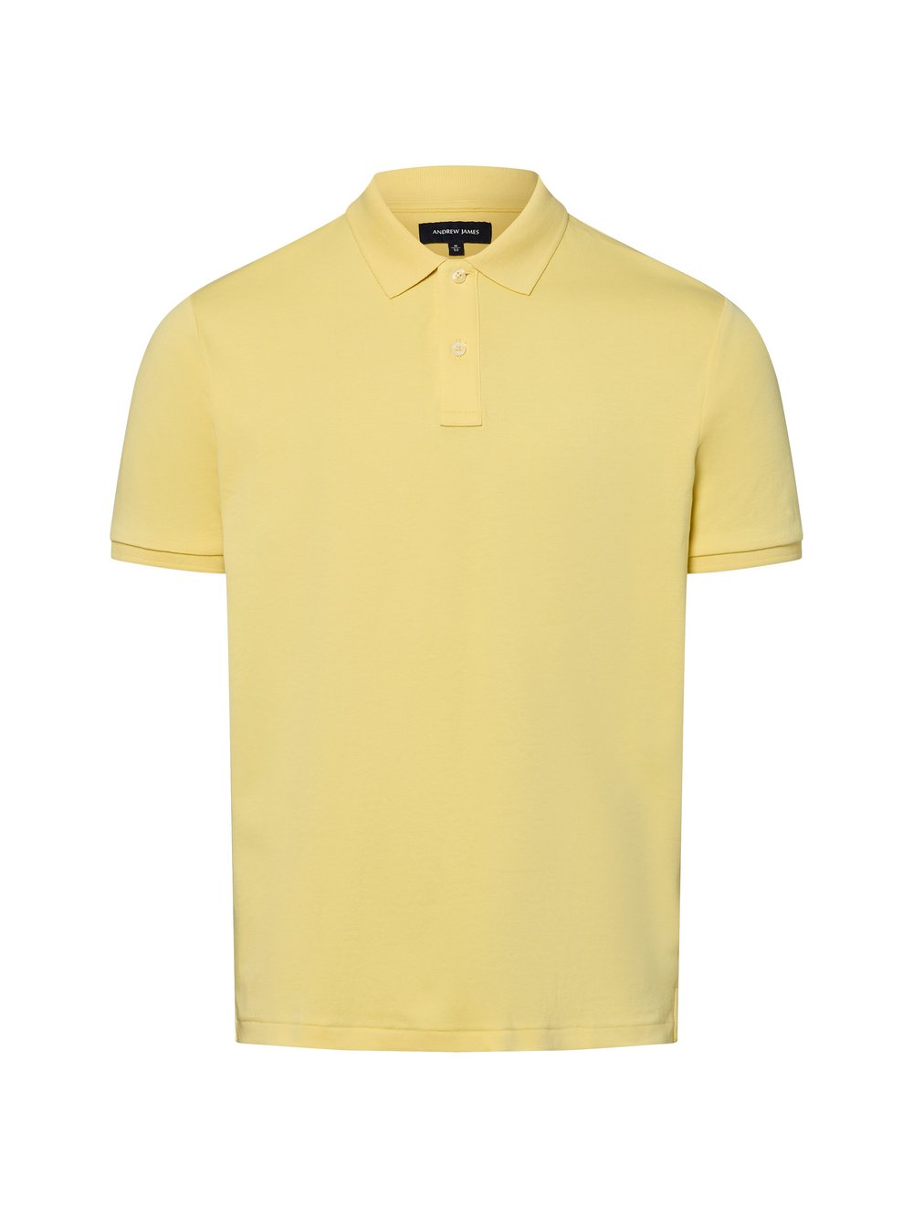 Andrew James Poloshirt Herren Baumwolle gelb, M