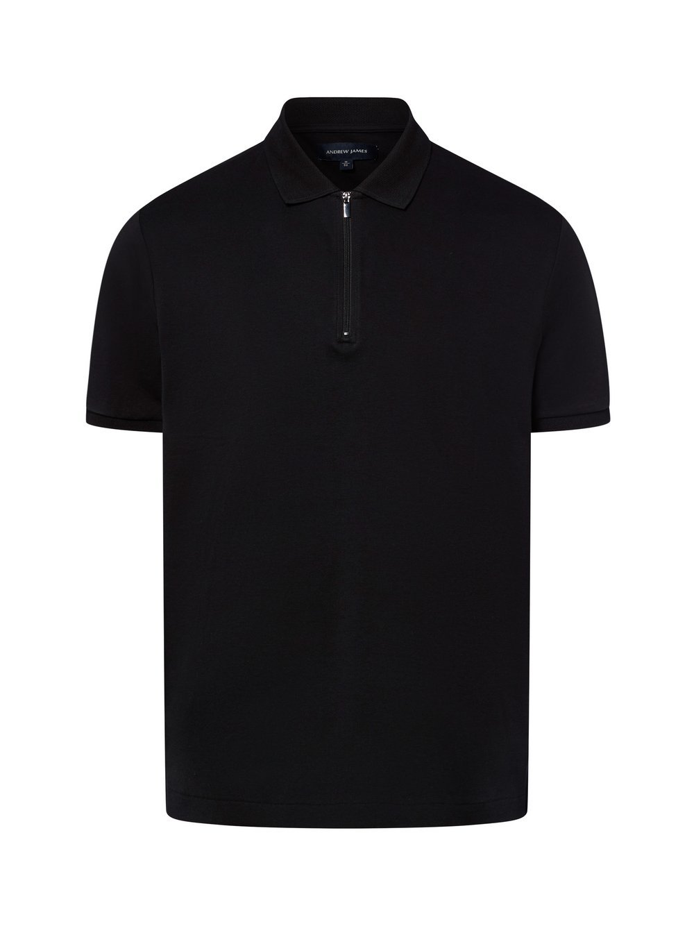 Andrew James Poloshirt Herren Baumwolle schwarz, XL