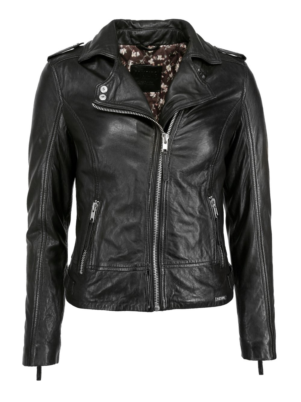 Mustang Lederjacke Damen schwarz, S