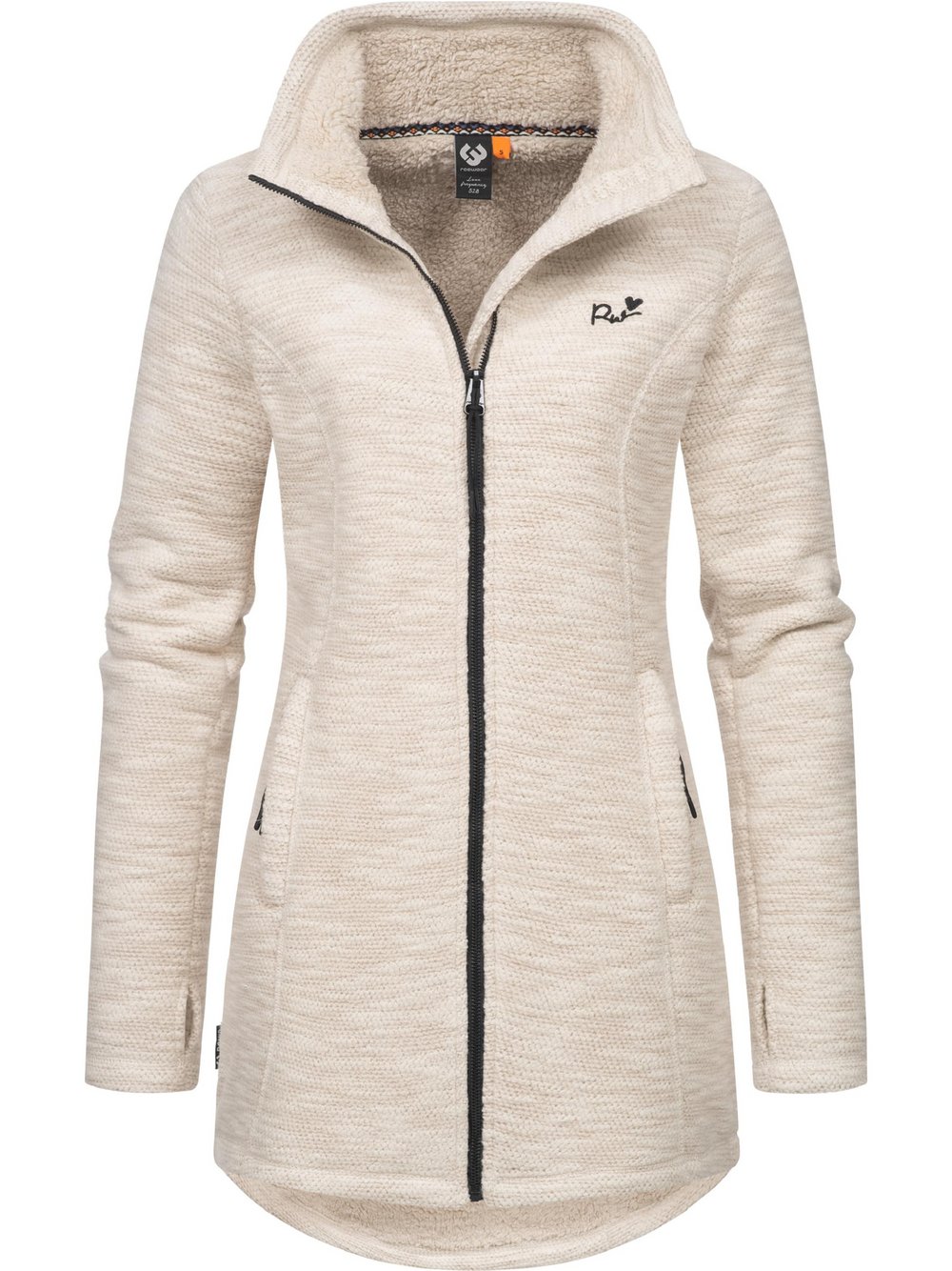 Ragwear Strickjacke Damen Baumwolle beige meliert, XS