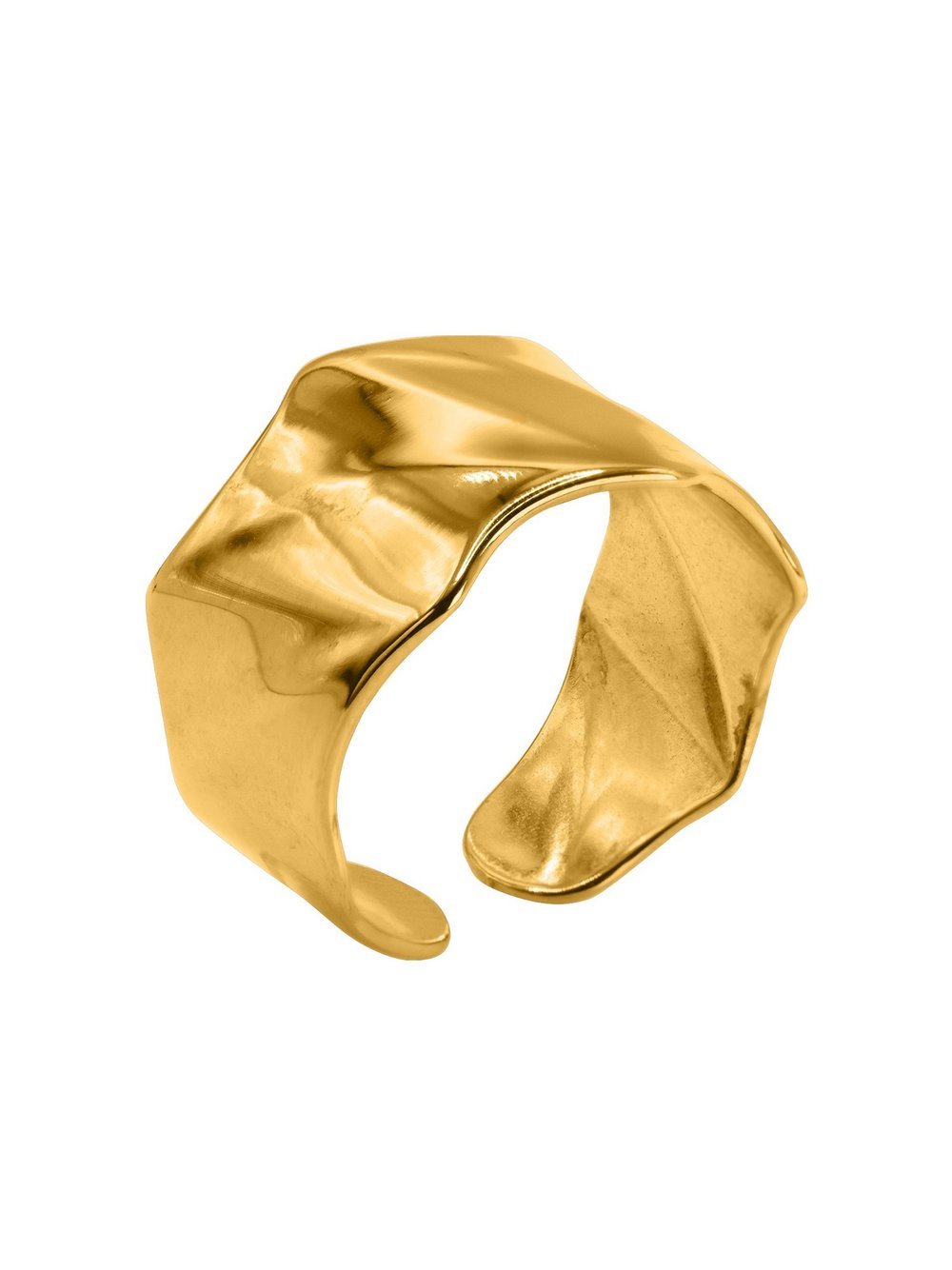 Heideman Ring Damen Edelstahl gold, ONE SIZE