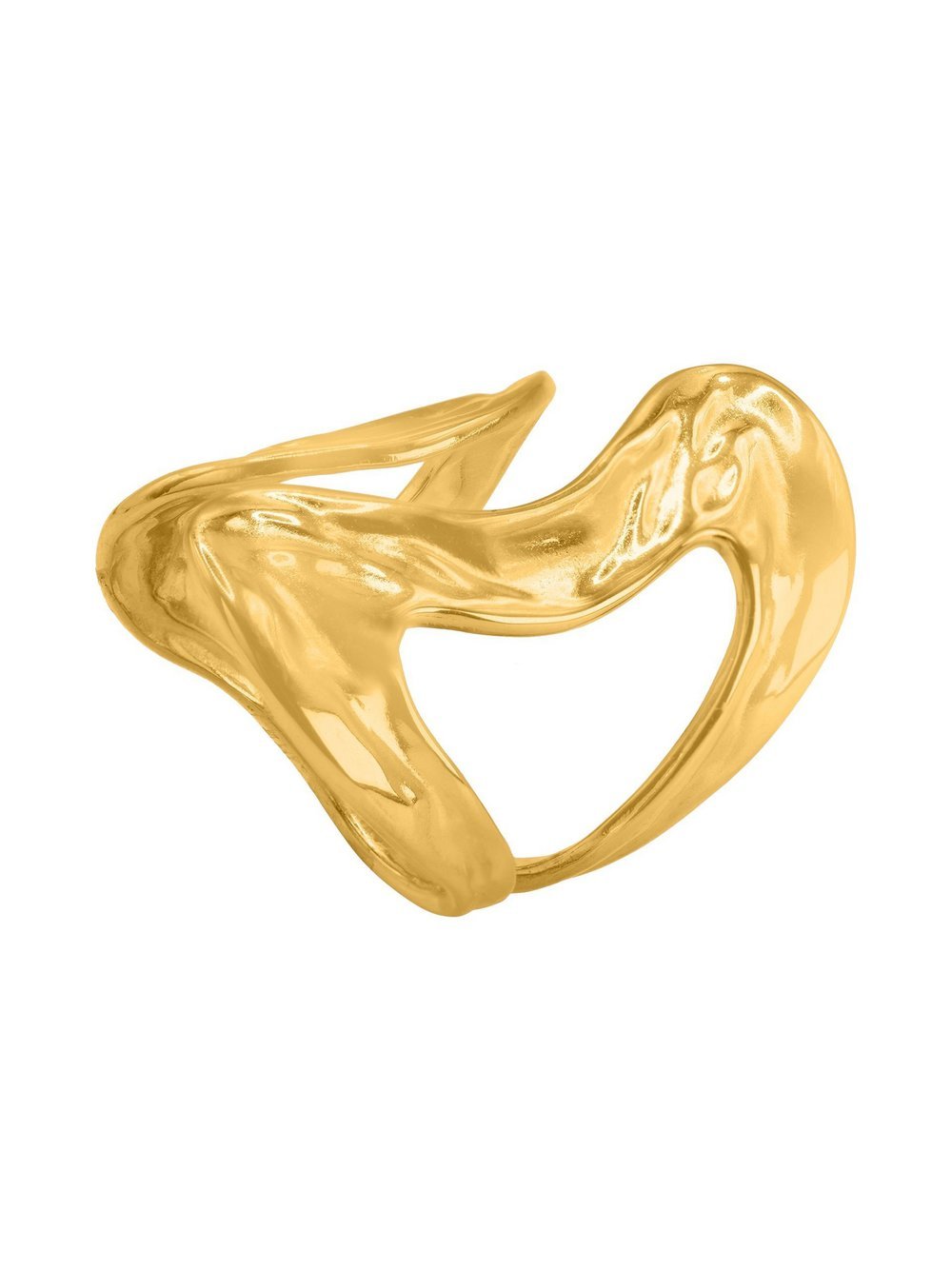 Heideman Ring Damen Edelstahl gold, ONE SIZE