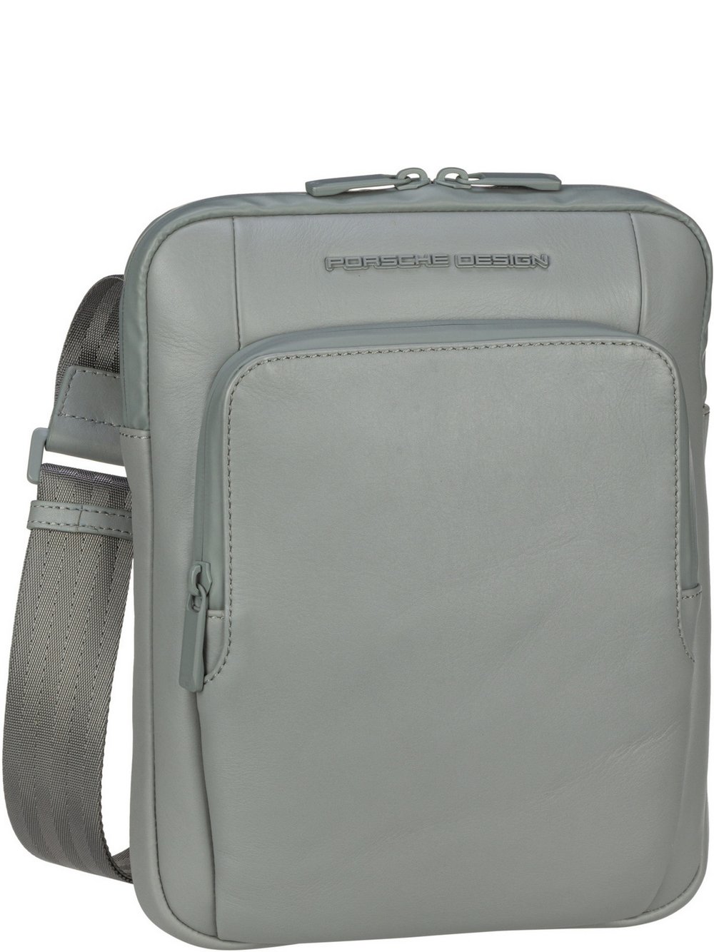 Porsche Design Bodybag Herren Leder grau, ONE SIZE