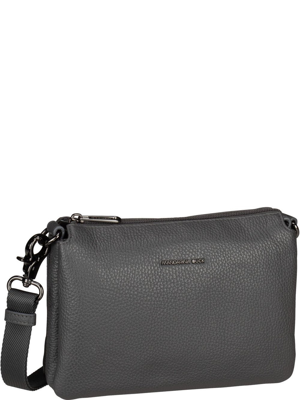 Mandarina Duck Umhängetasche Damen Leder grau, ONE SIZE