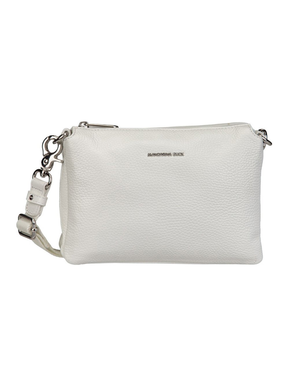 Thumbnail - Mandarina Duck Umhängetasche Damen Leder weiß, ONE SIZE