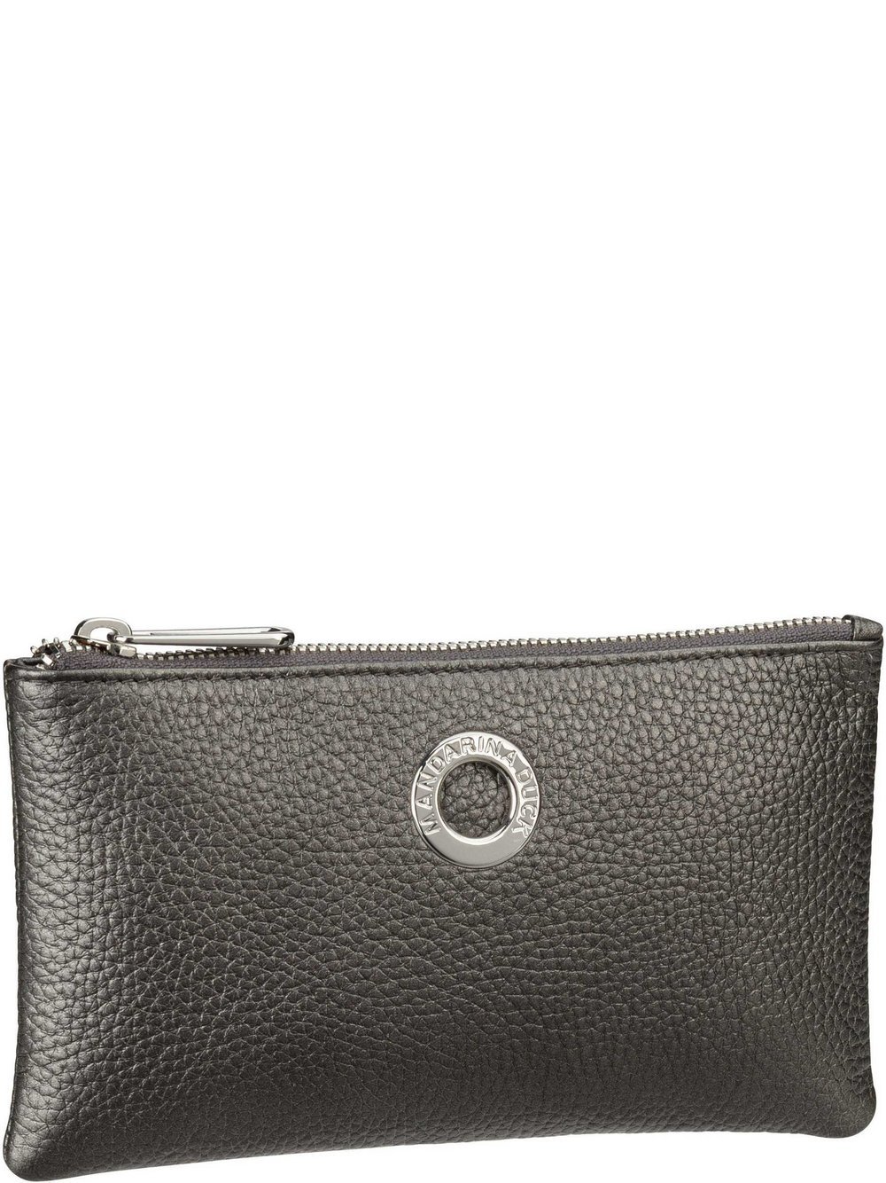 Mandarina Duck Clutch Damen Leder grau, ONE SIZE