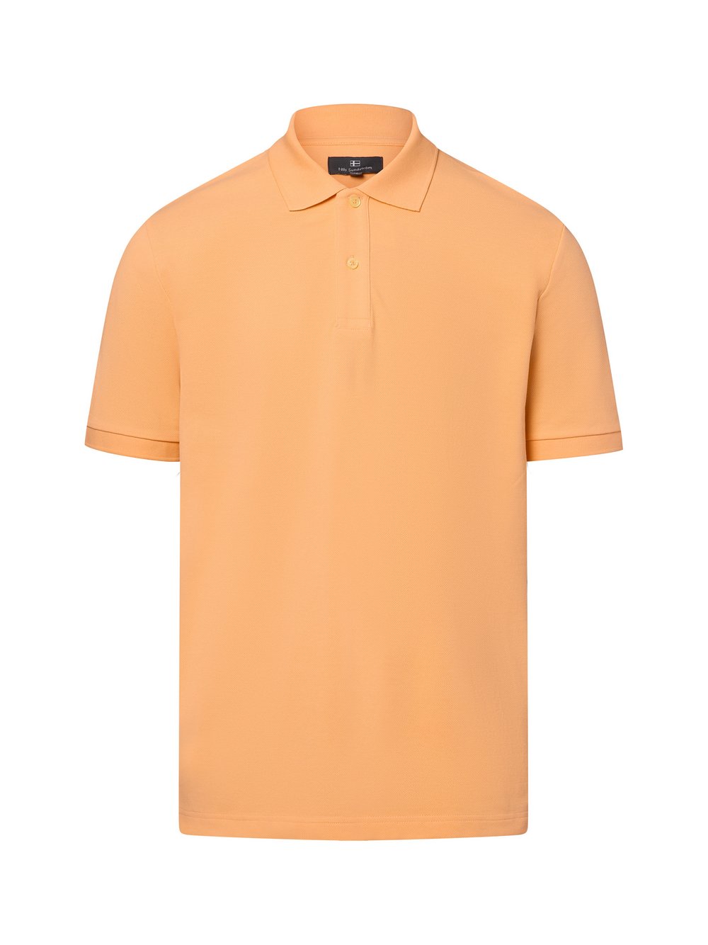 Nils Sundström Poloshirt Herren Baumwolle orange, XXXL