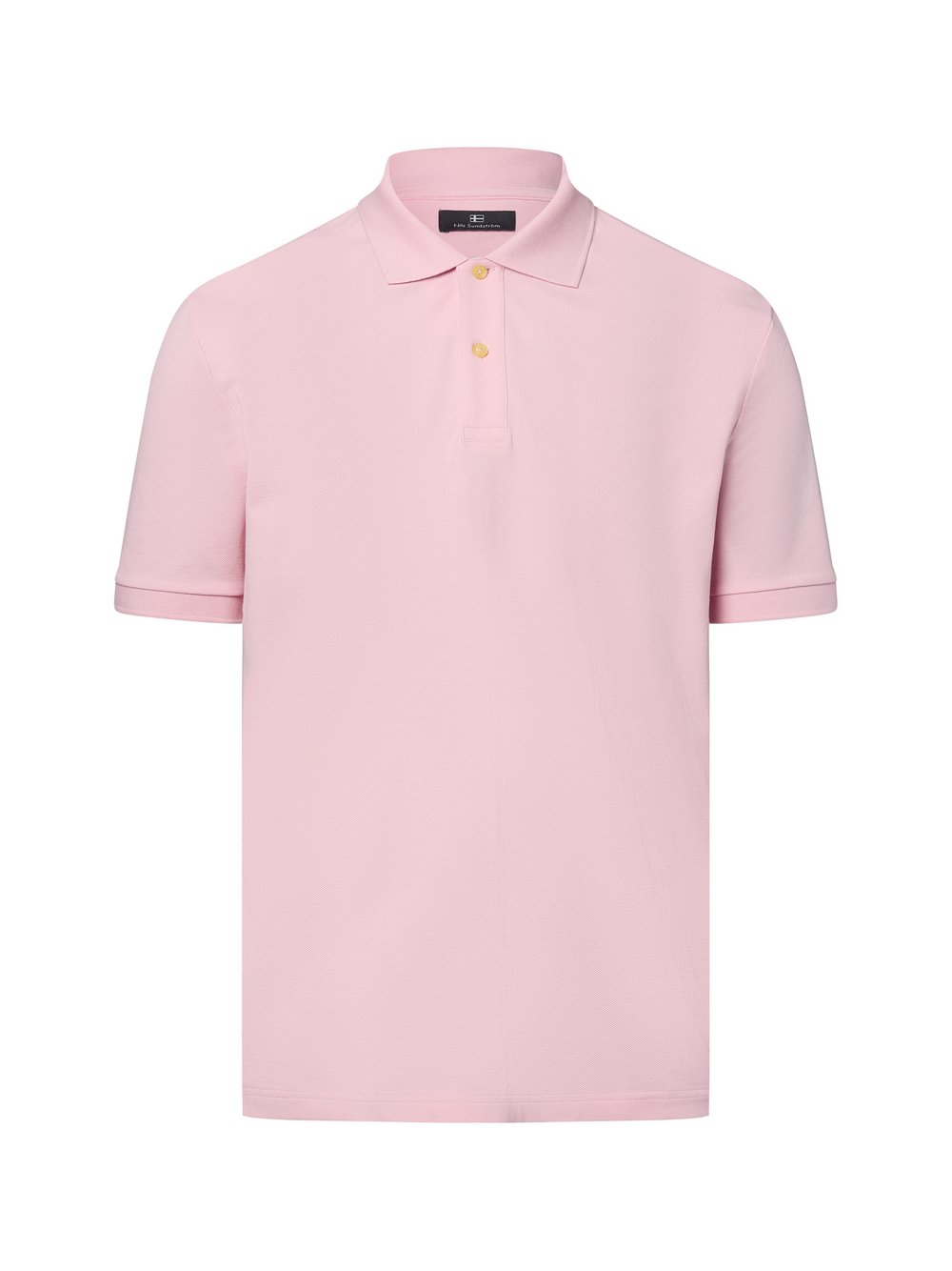 Nils Sundström Poloshirt Herren Baumwolle rosa, XXL