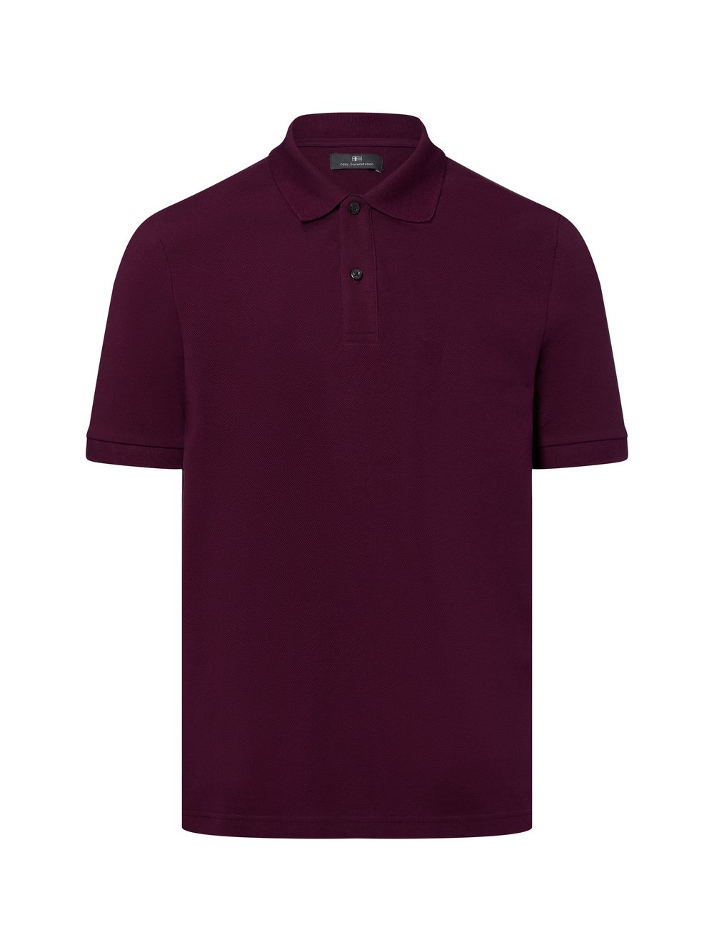 Nils Sundström Poloshirt Herren Baumwolle lila, M