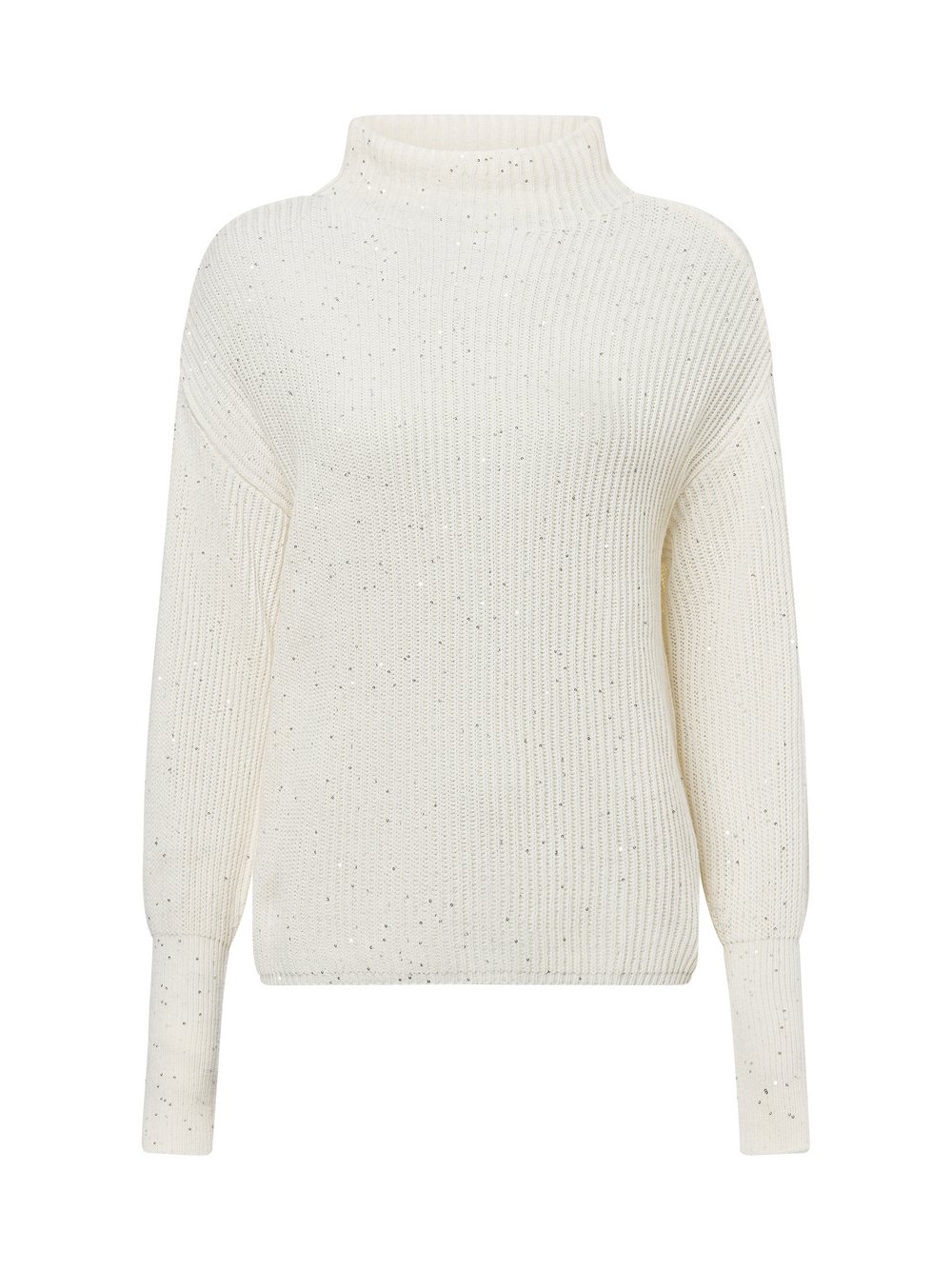 zero Strickpullover Damen Baumwolle weiß, 44