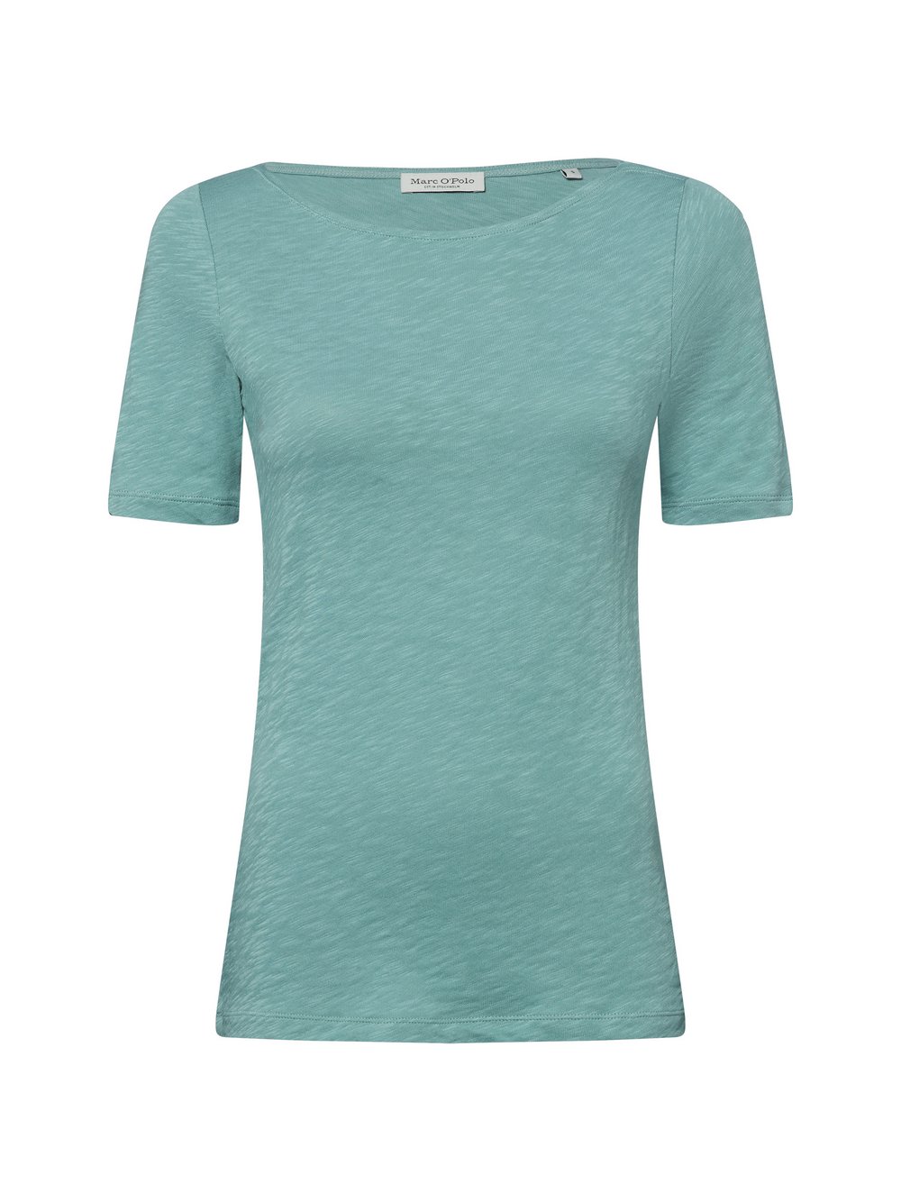 Thumbnail - Marc O'Polo T-Shirt Damen Baumwolle blau meliert, L