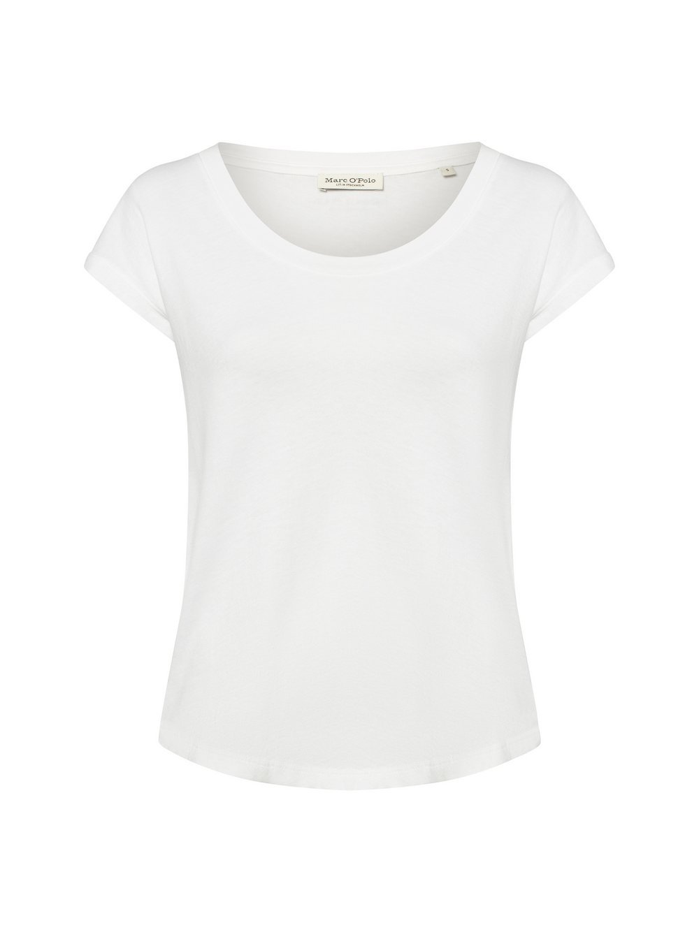 Thumbnail - Marc O'Polo T-Shirt Damen Baumwolle weiß, L