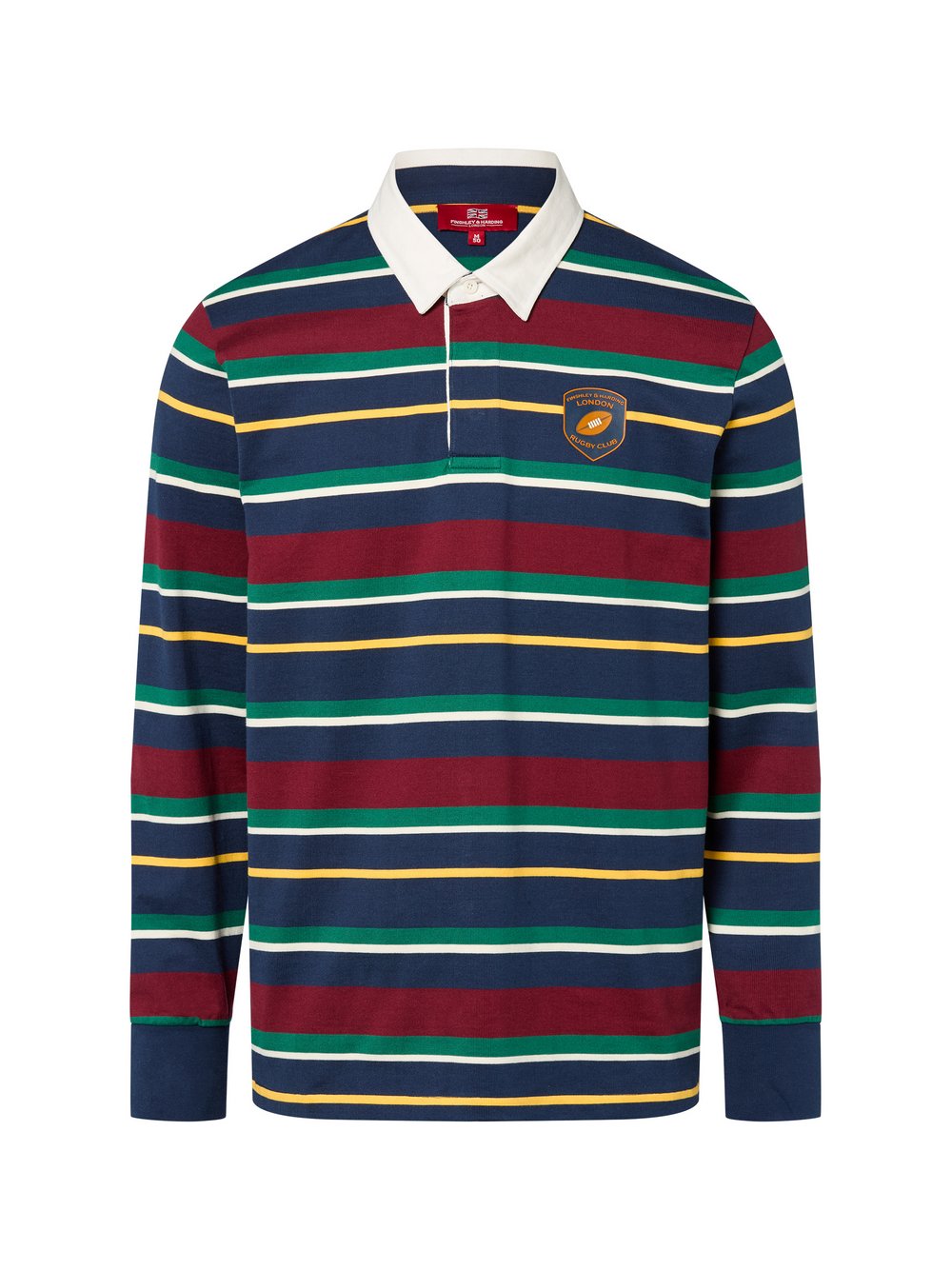 Finshley & Harding London Sweatshirt Herren mehrfarbig gestreift, XL