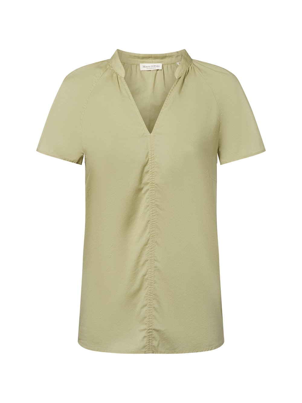 Marc O'Polo Blusenshirt Damen Baumwolle grün, 40