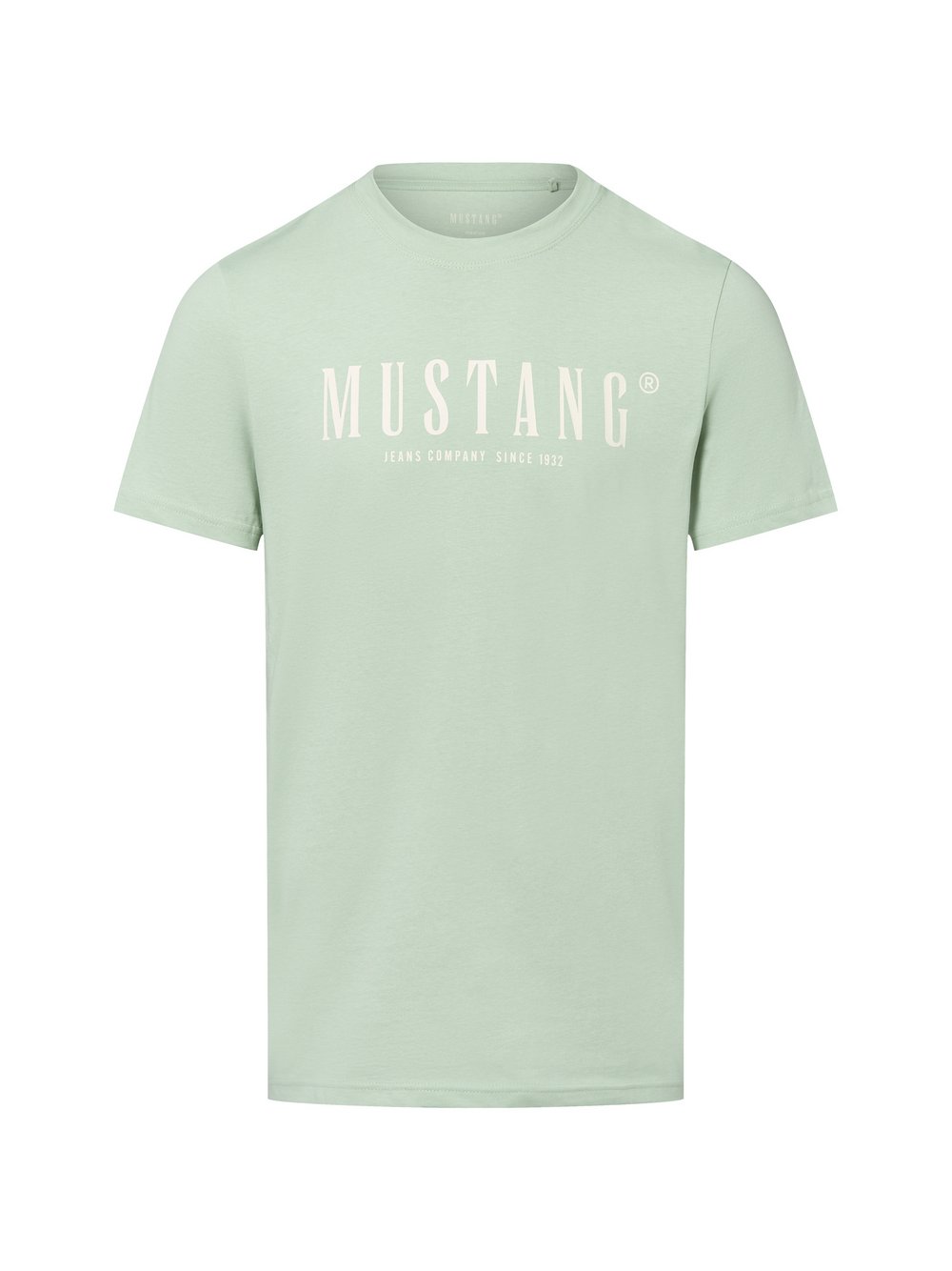 Thumbnail - Mustang T-Shirt Herren Baumwolle grün, M